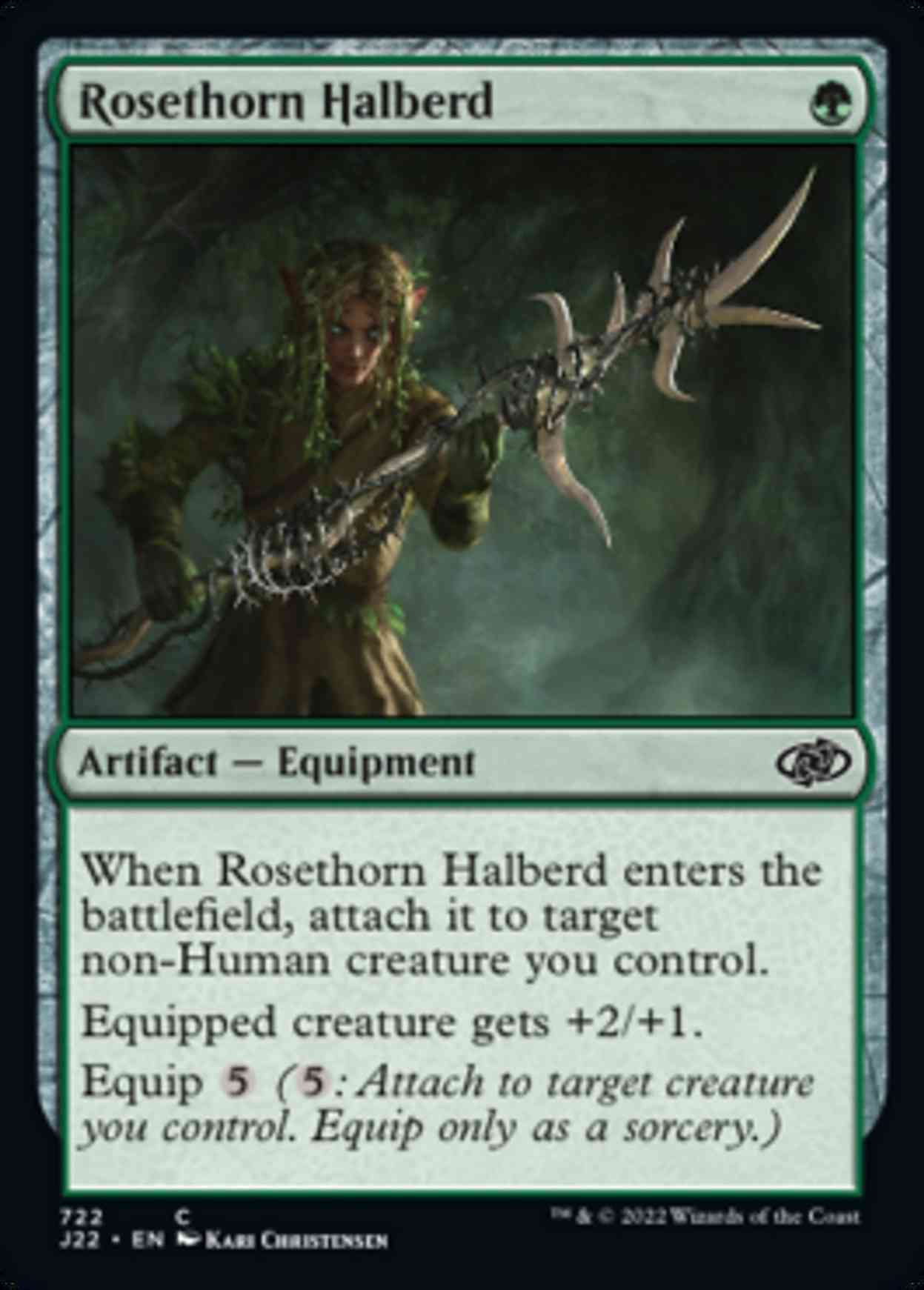 Rosethorn Halberd magic card front