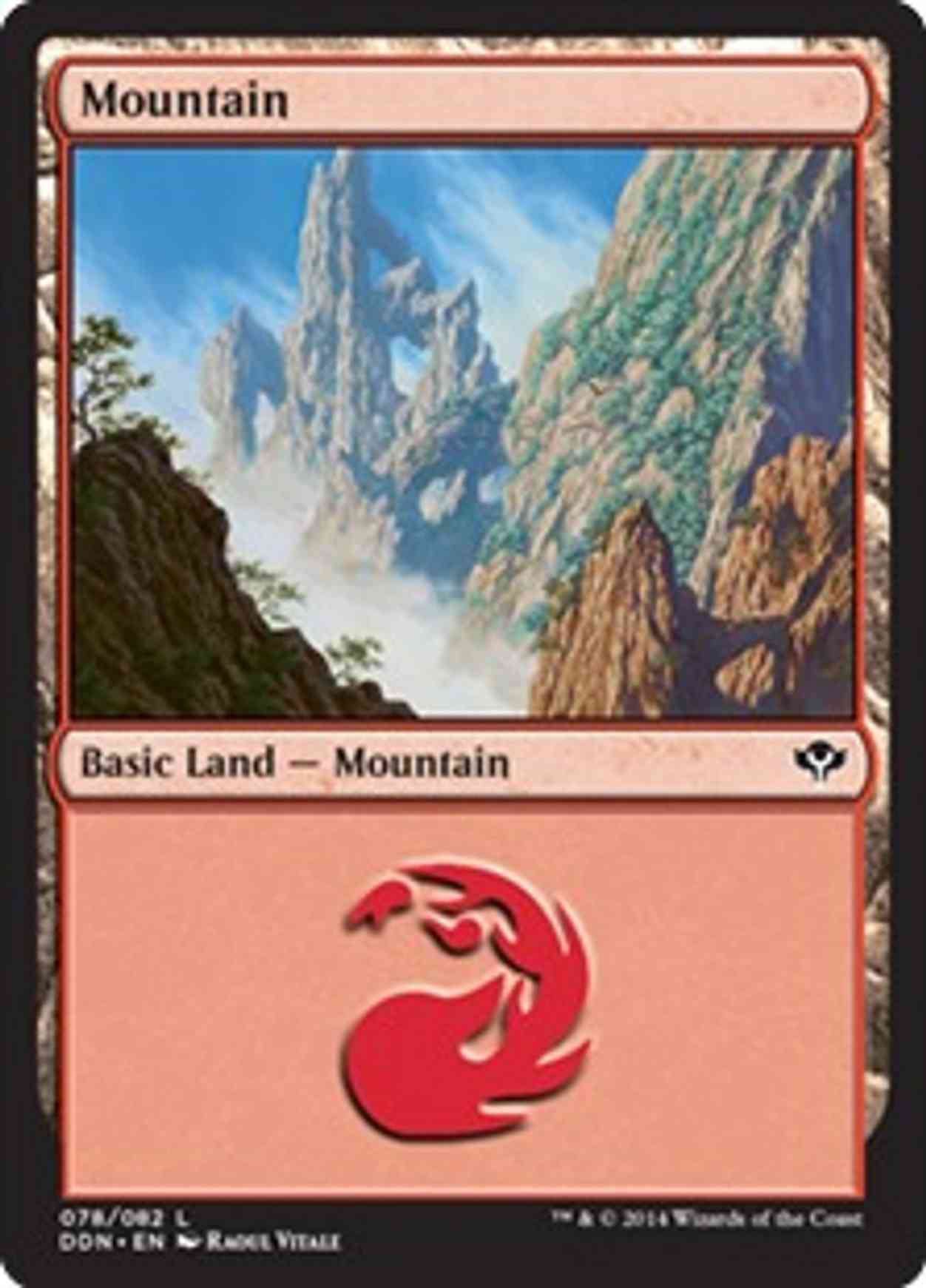 Mountain (78) magic card front