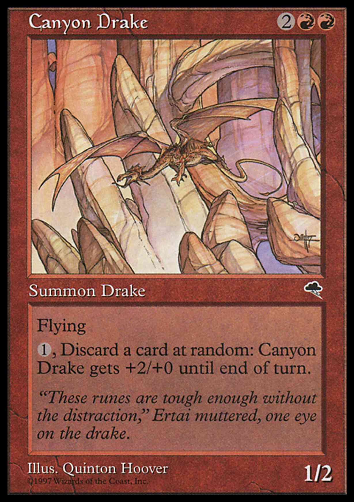 Canyon Drake magic card front