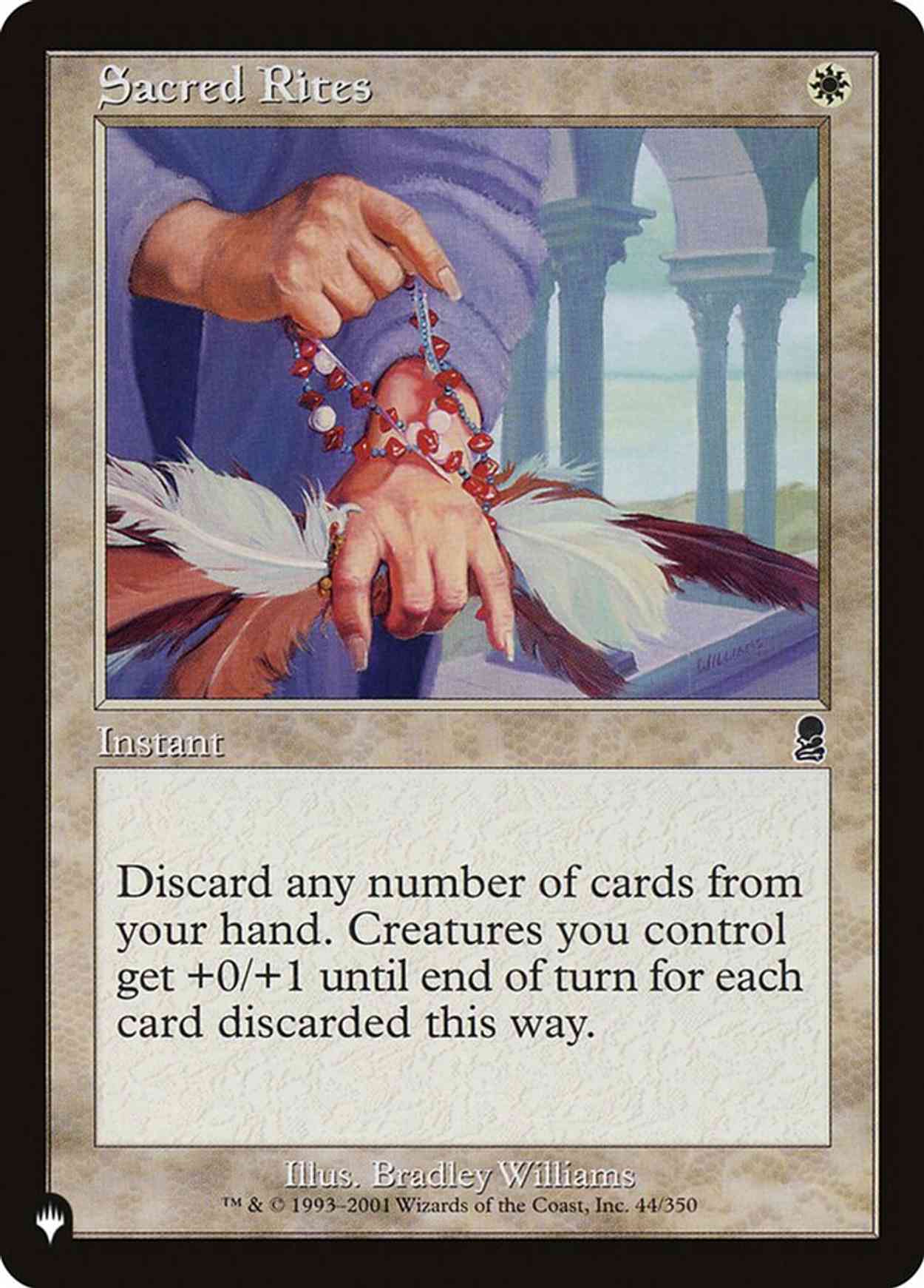 Sacred Rites magic card front