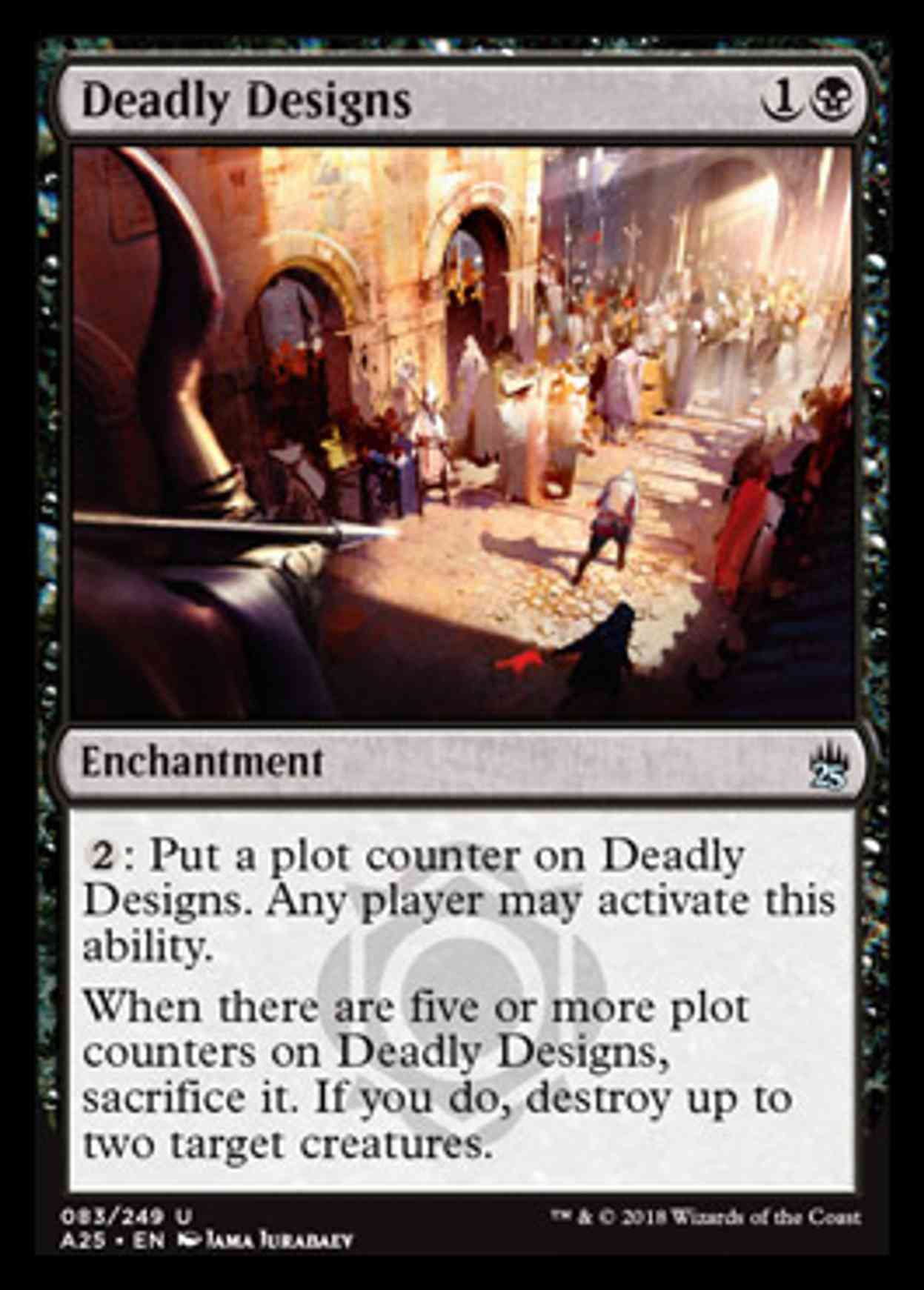 Deadly Designs magic card front