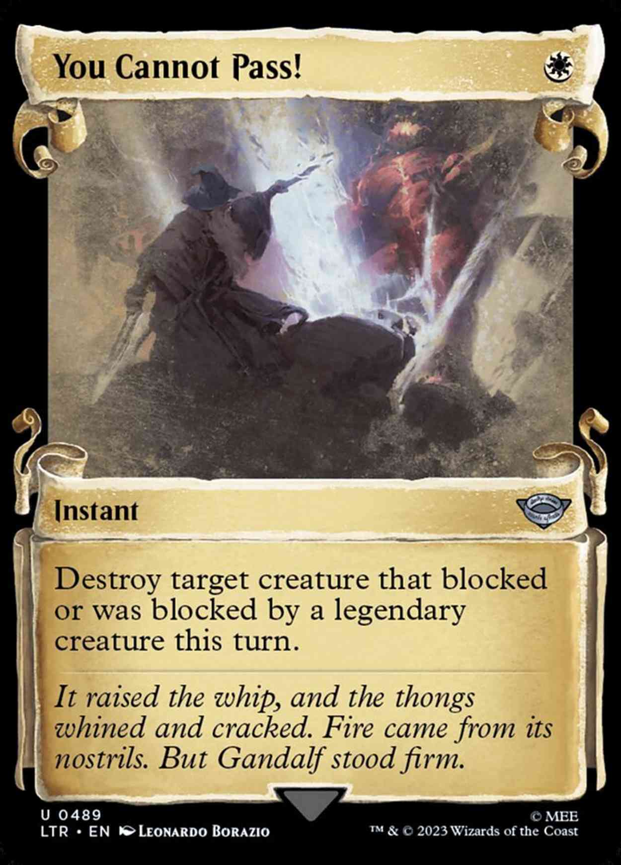 You Cannot Pass! (Showcase Scrolls) magic card front