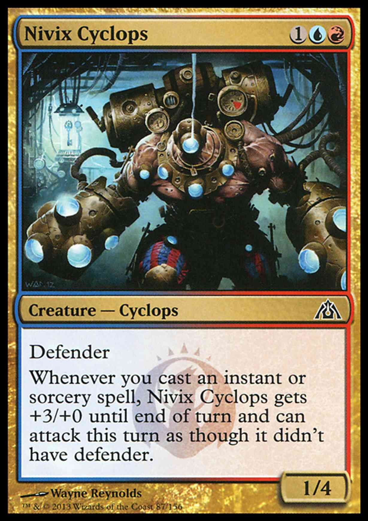 Nivix Cyclops magic card front