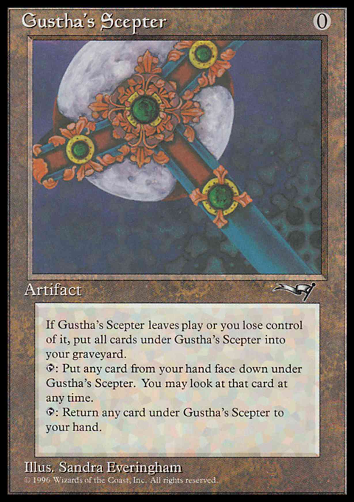 Gustha's Scepter magic card front