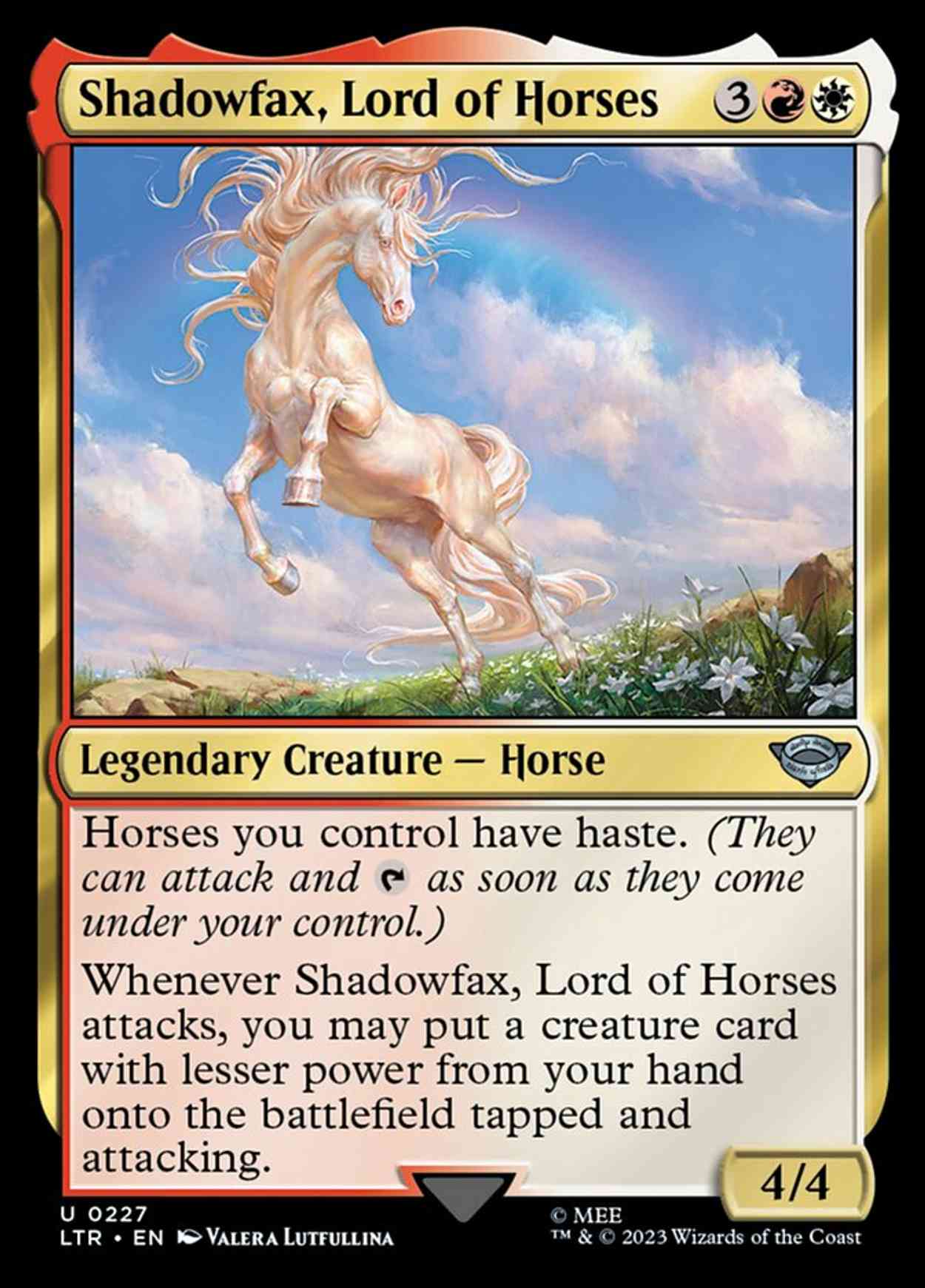 Shadowfax, Lord of Horses magic card front