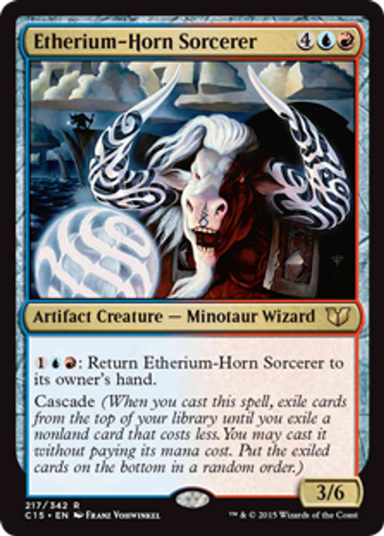 Etherium-Horn Sorcerer magic card front