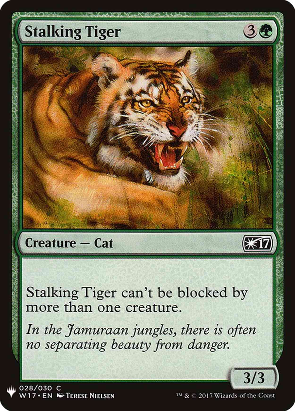 Stalking Tiger magic card front