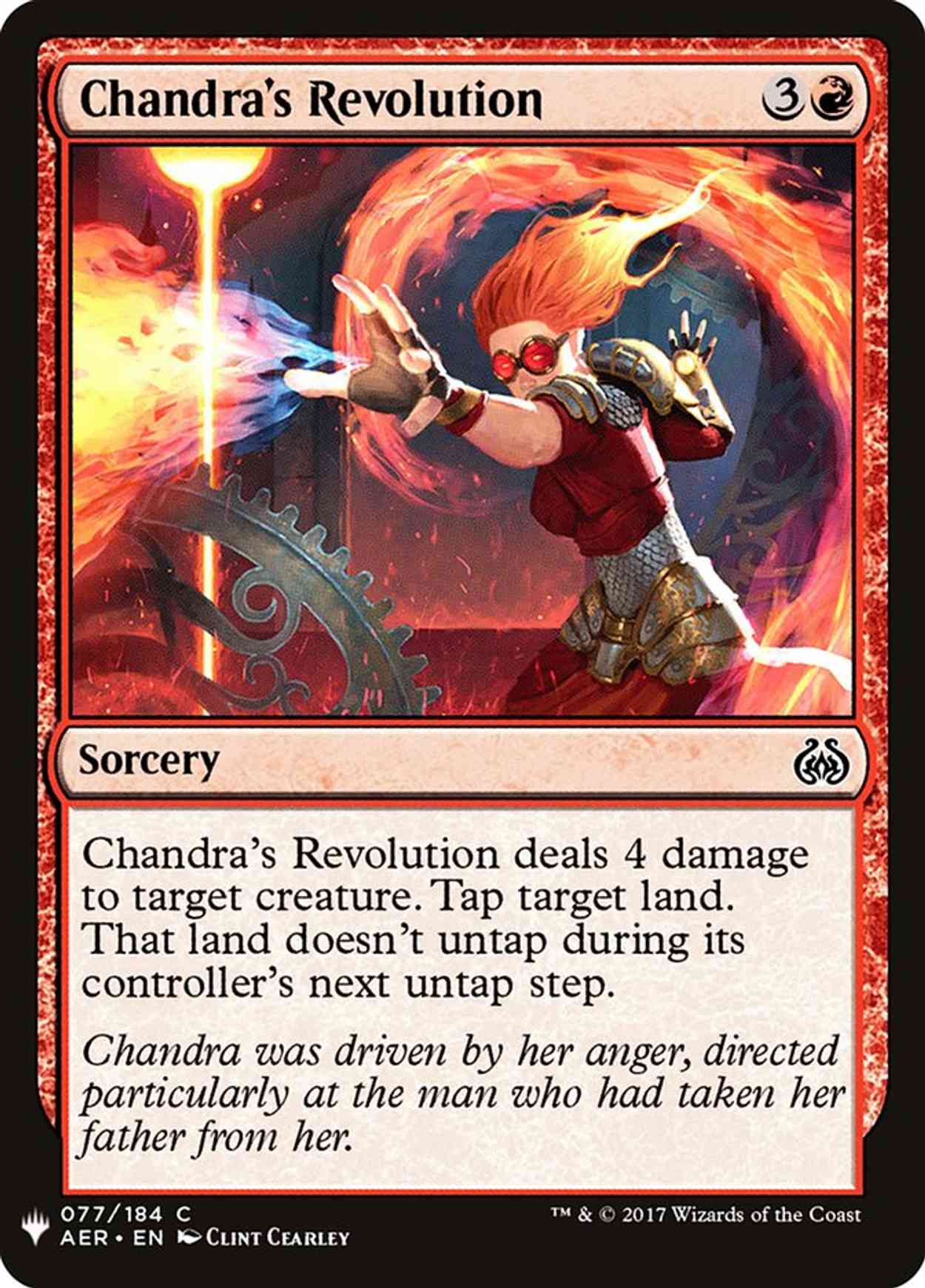 Chandra's Revolution magic card front