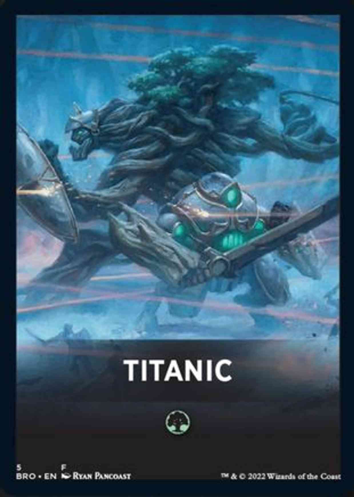 Titanic Theme Card magic card front