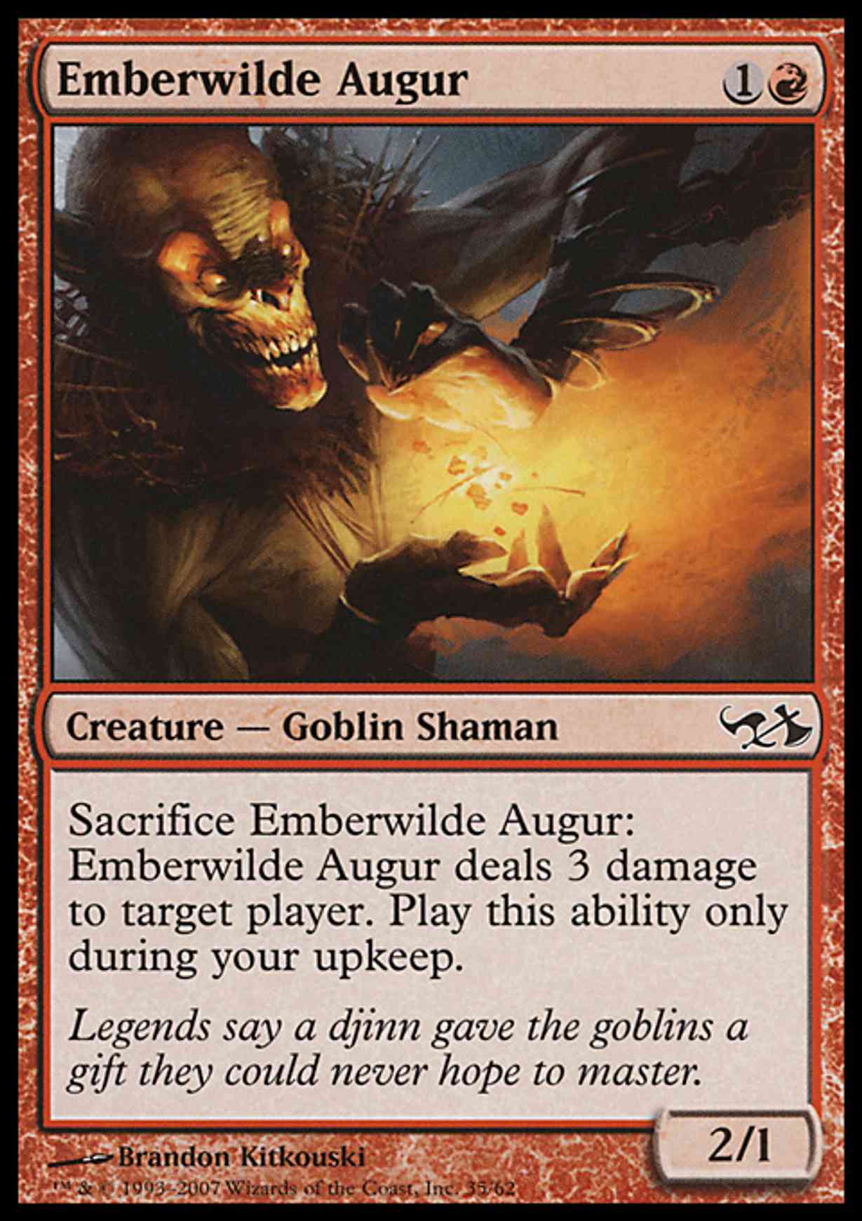 Emberwilde Augur magic card front