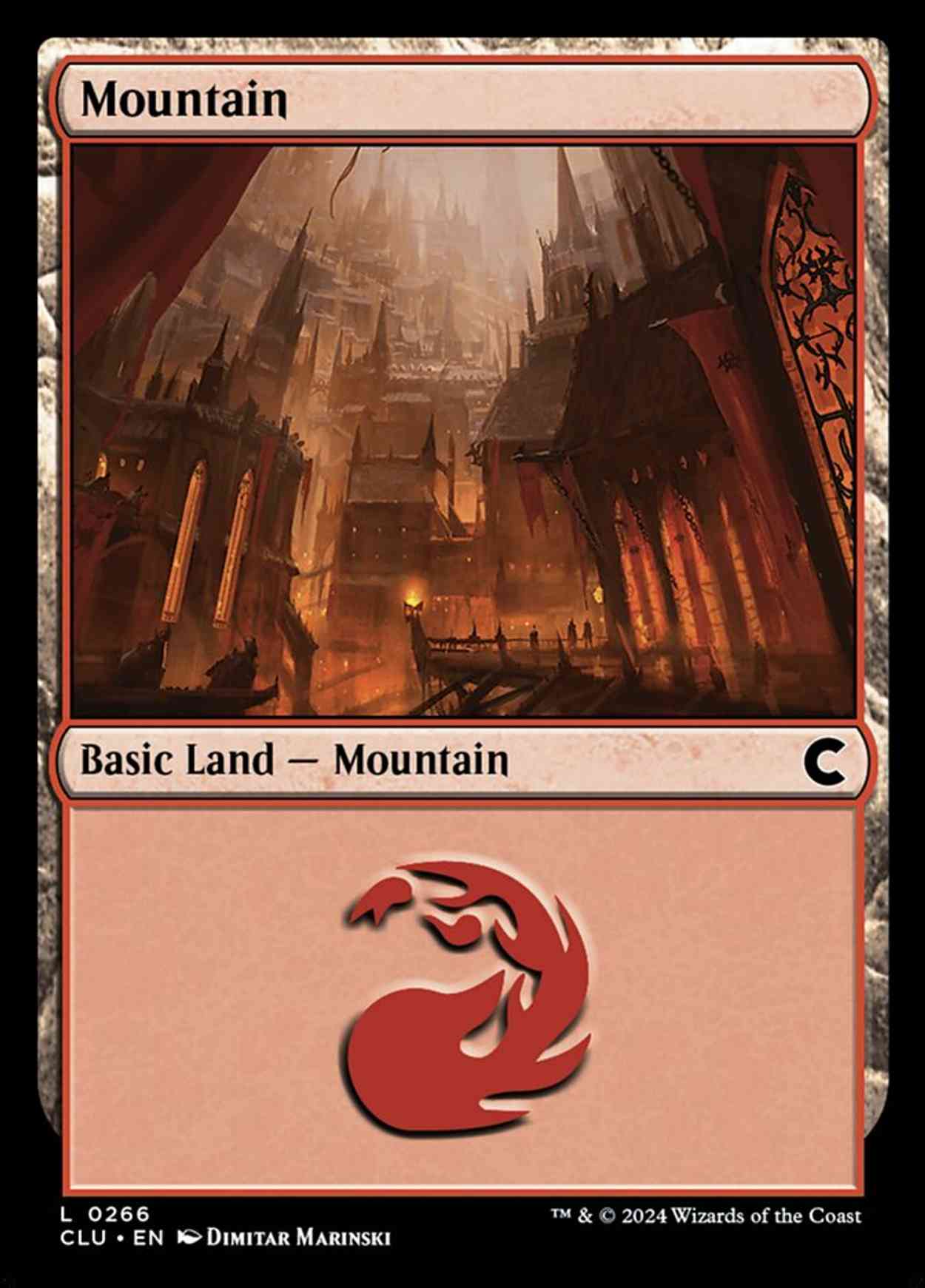 Mountain (0266) magic card front