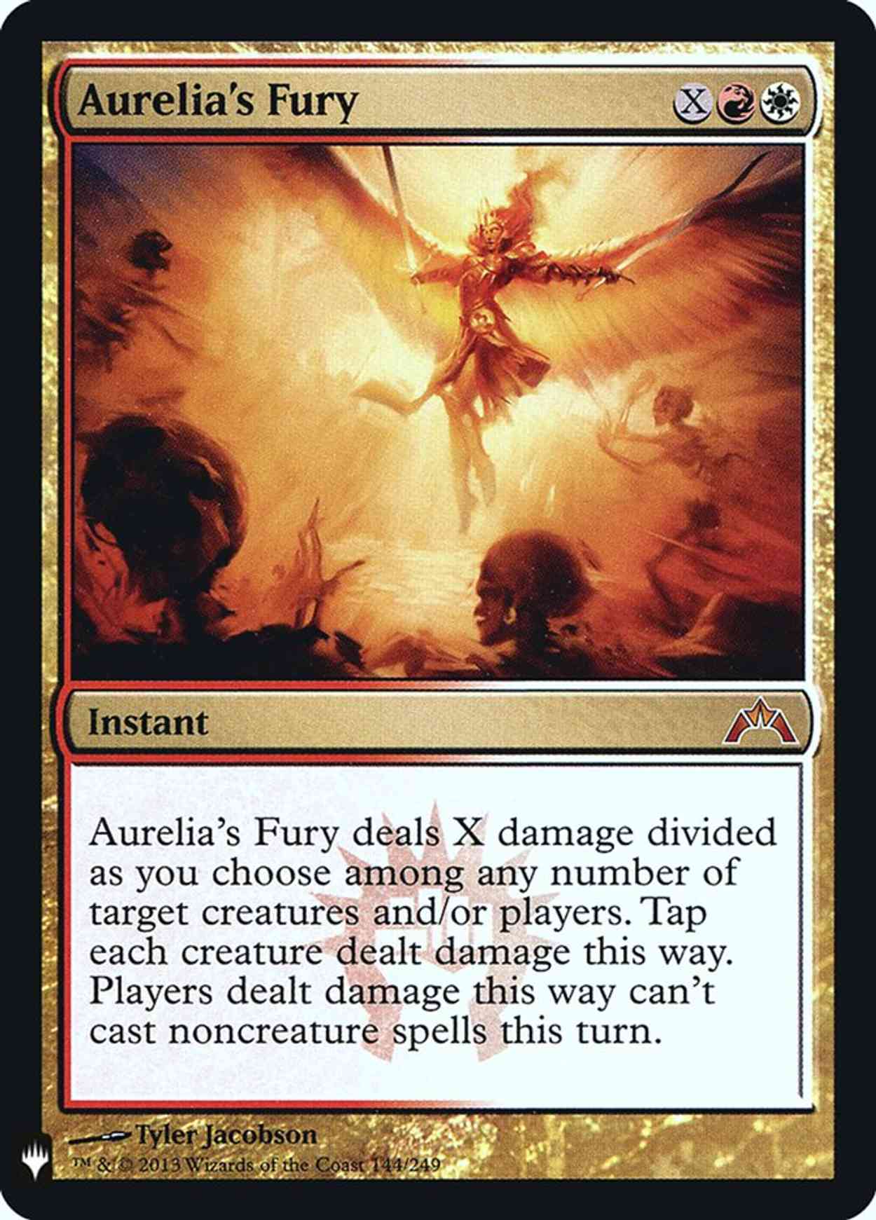 Aurelia's Fury magic card front