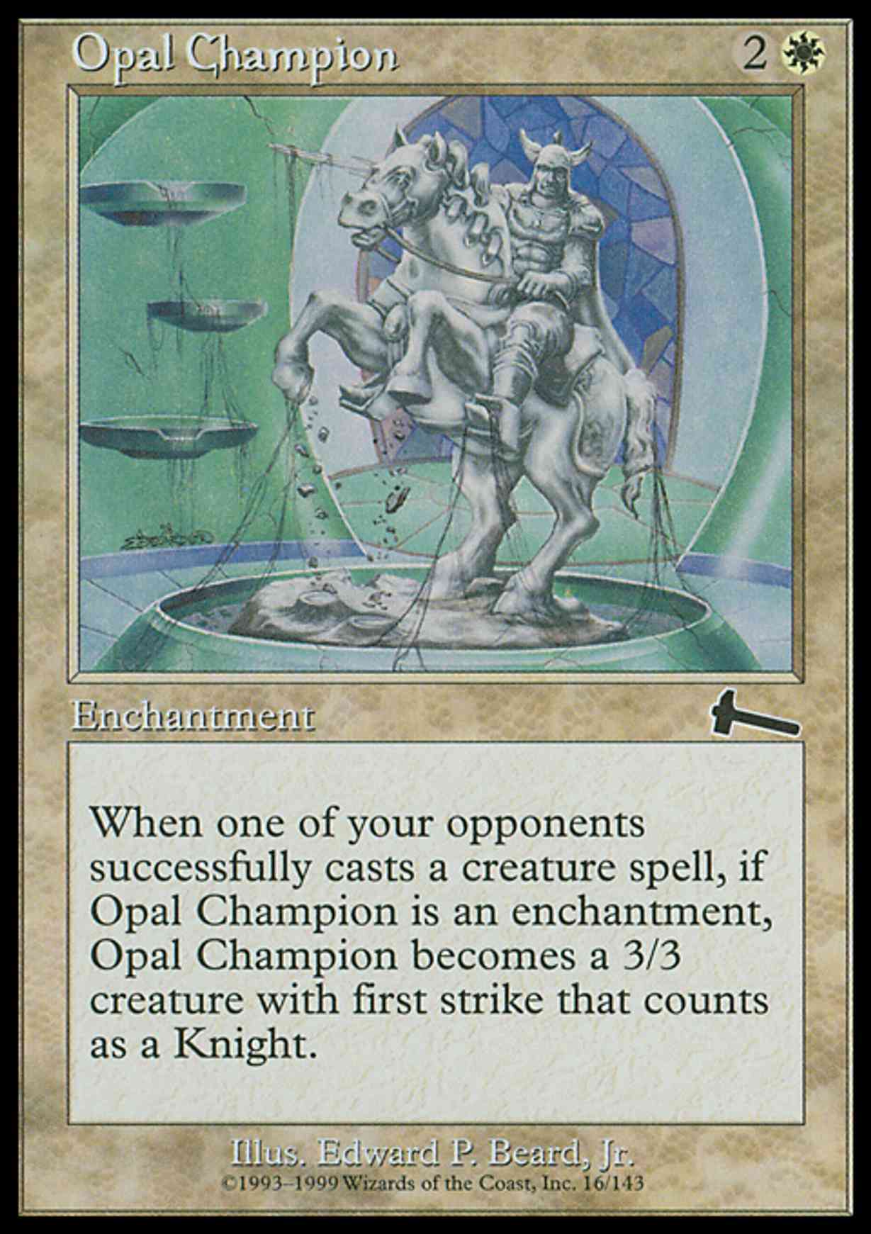 Opal Champion magic card front