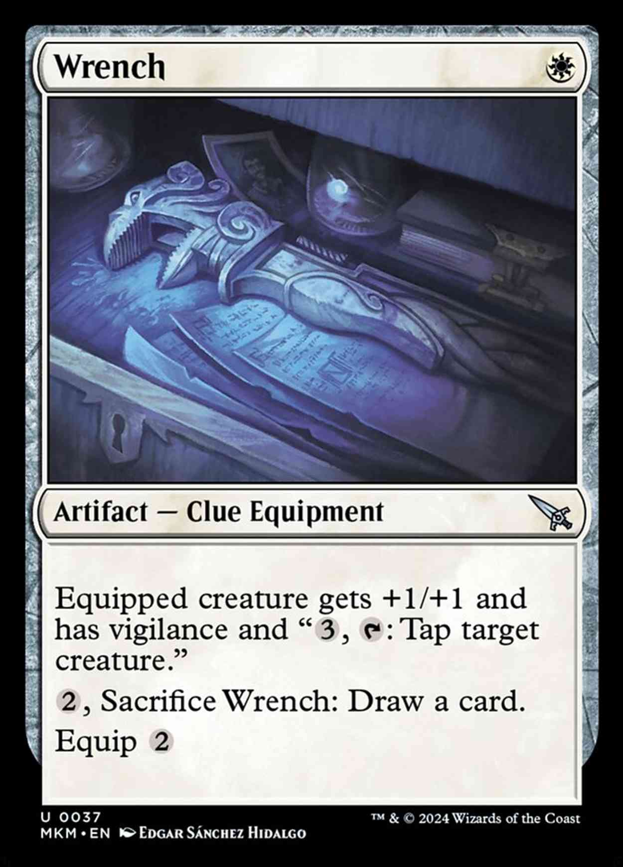 Wrench magic card front