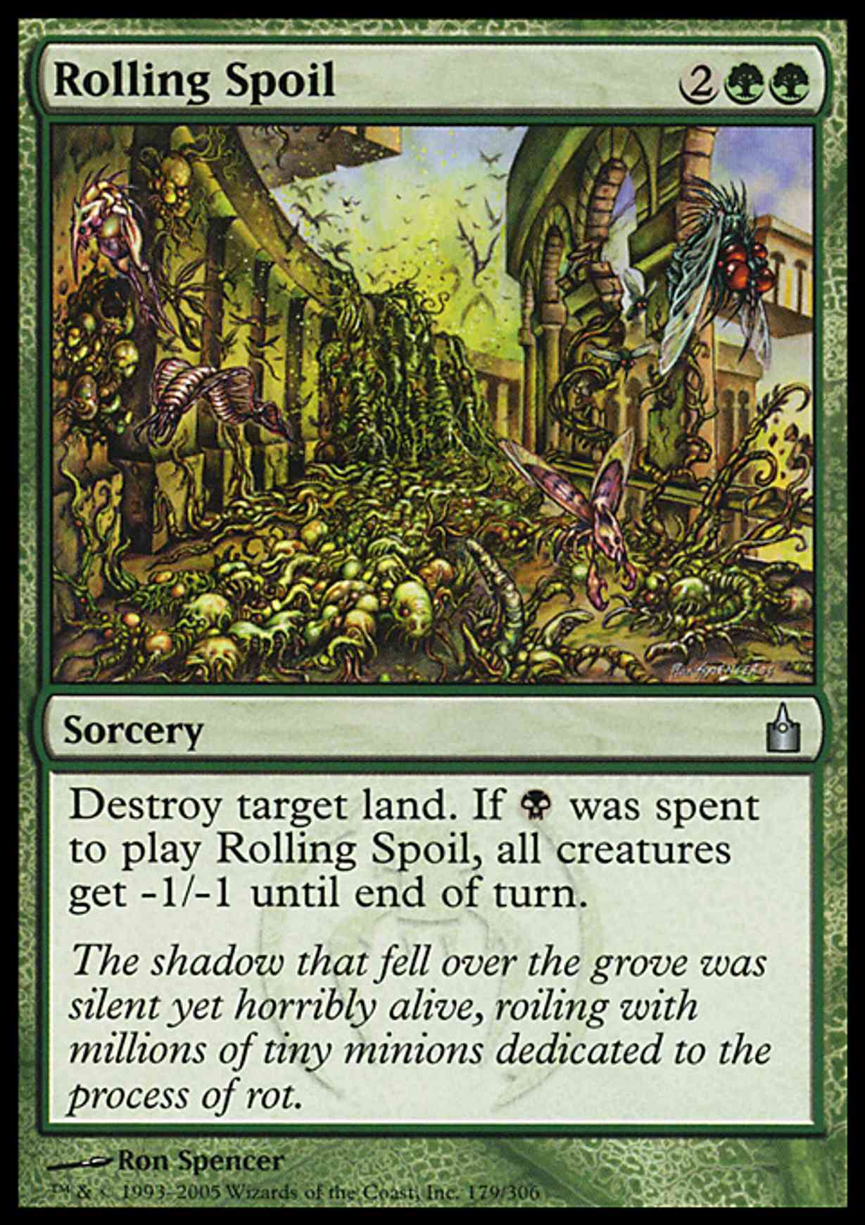 Rolling Spoil magic card front