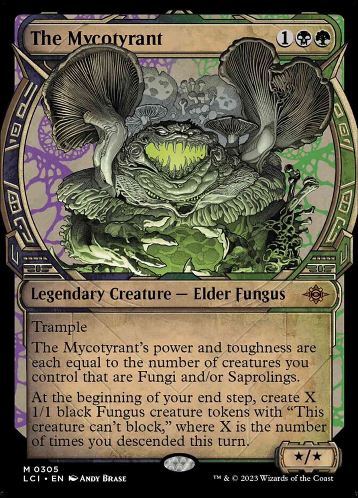 The Mycotyrant (Showcase) magic card front