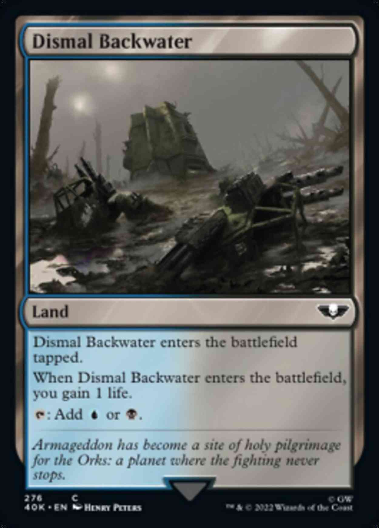 Dismal Backwater (Surge Foil) magic card front