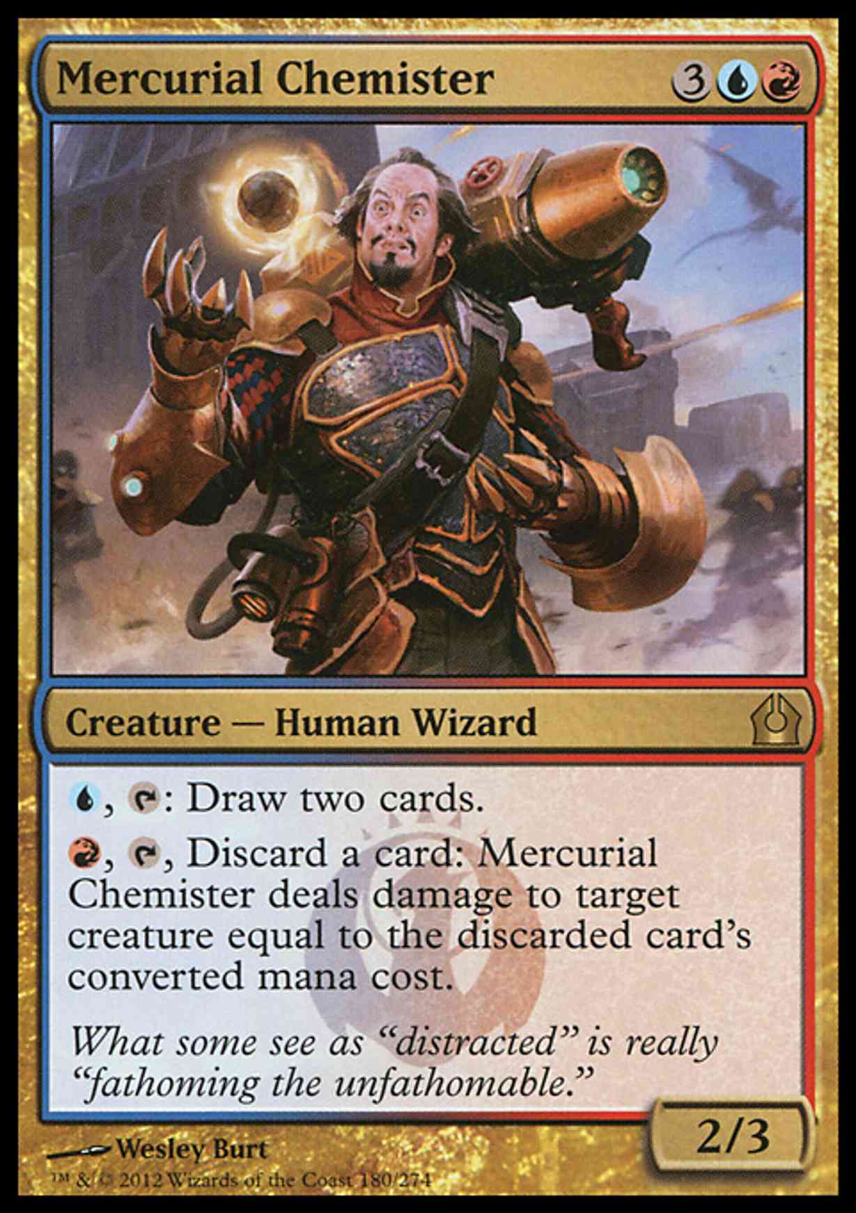 Mercurial Chemister magic card front