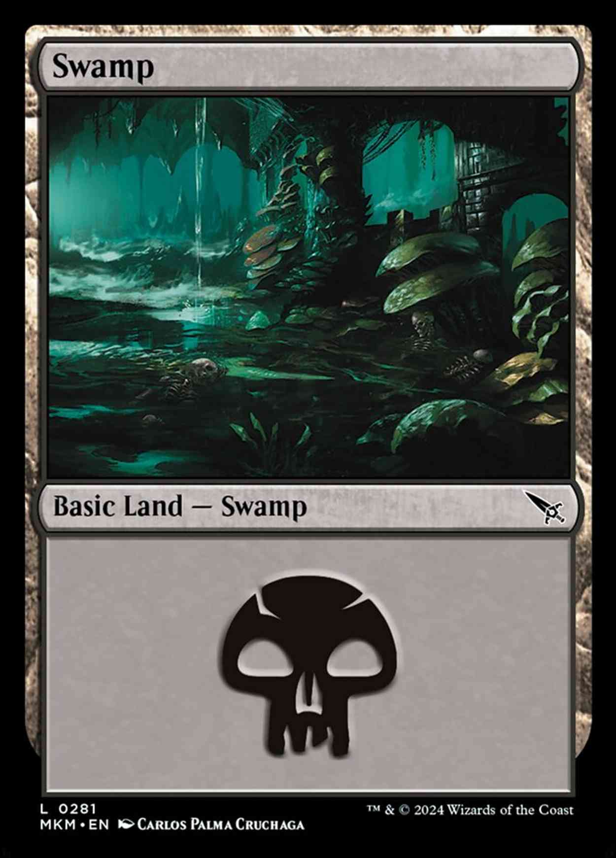 Swamp (0281) magic card front