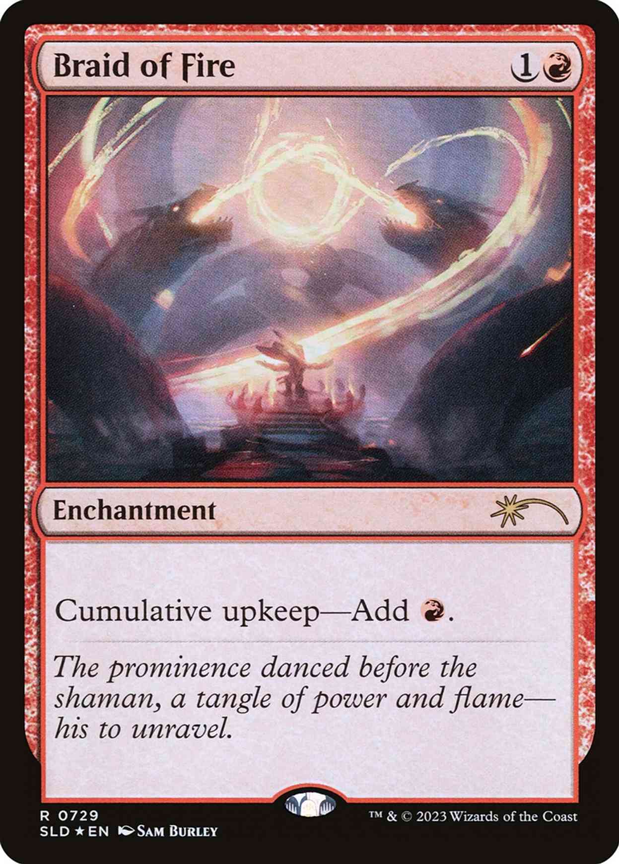 Braid of Fire (729) magic card front