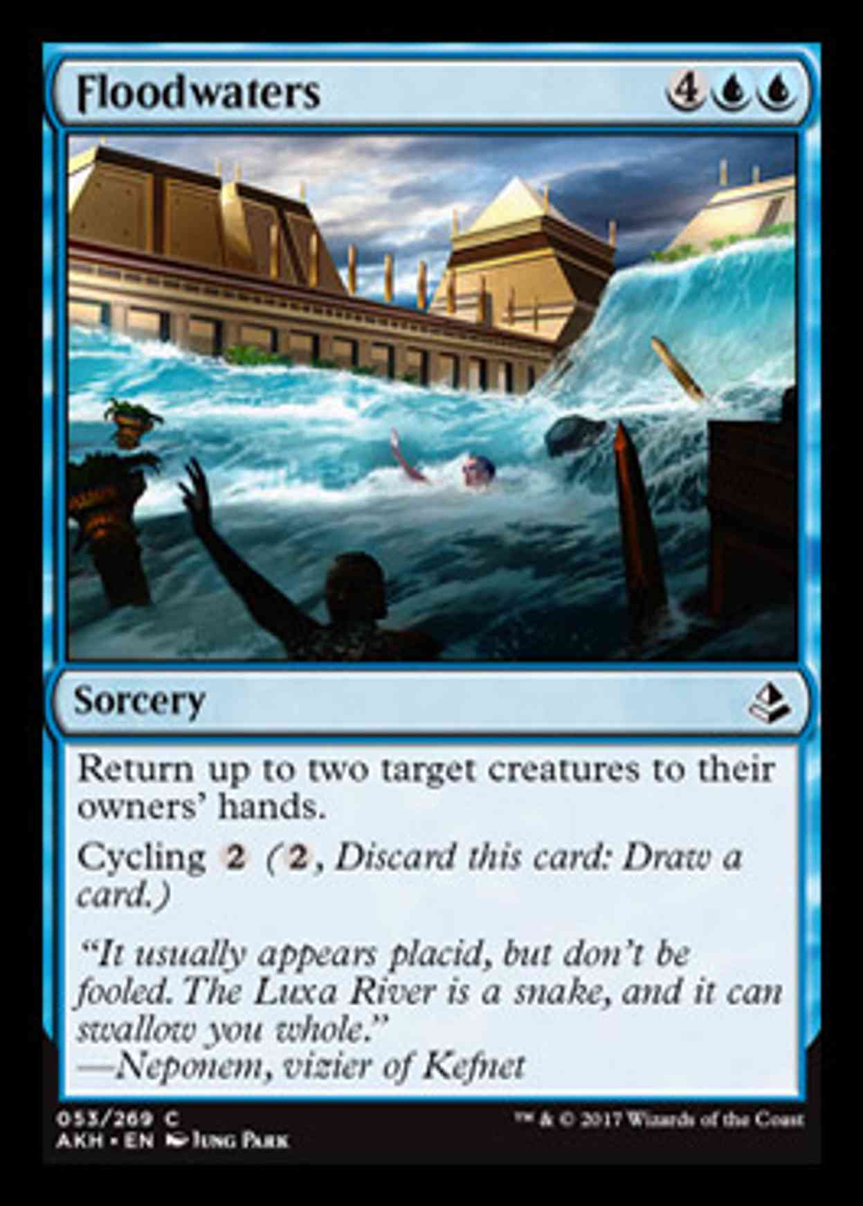 Floodwaters magic card front