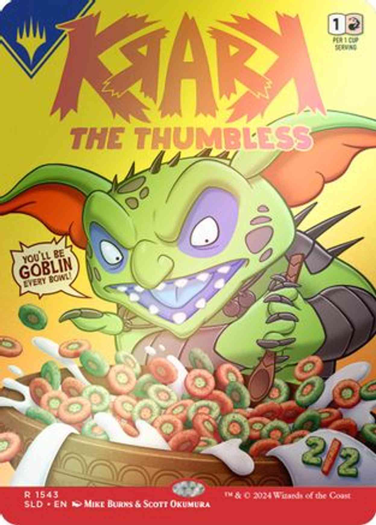 Krark, the Thumbless (Rainbow Foil) magic card front