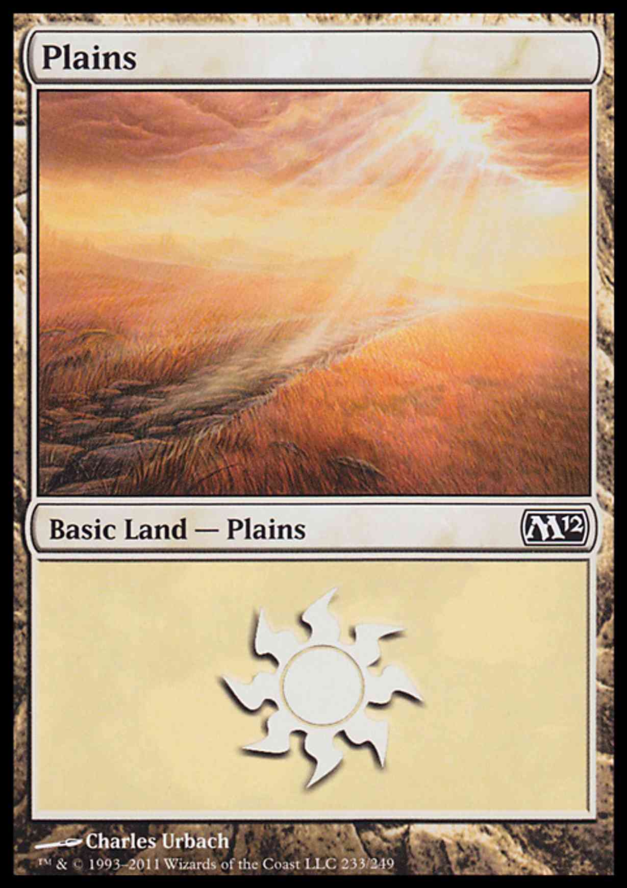 Plains (233) magic card front