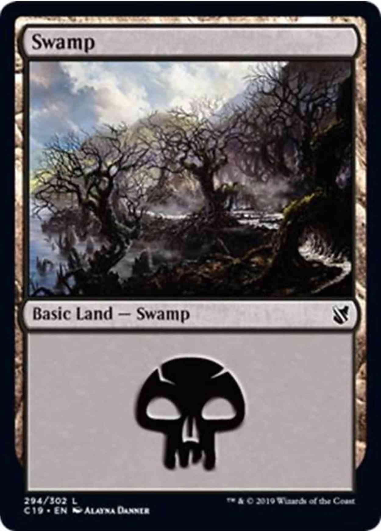 Swamp (294) magic card front