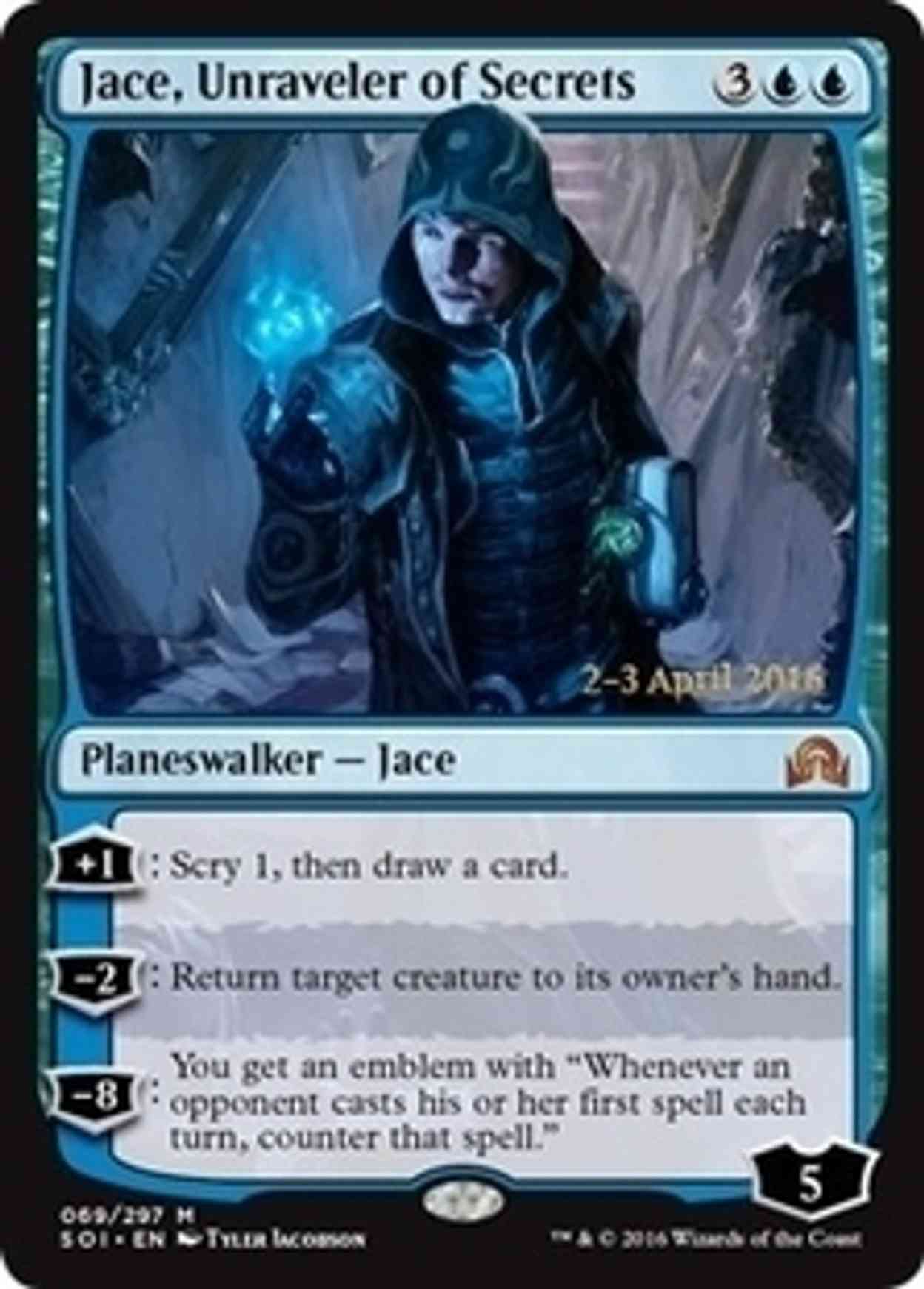 Jace, Unraveler of Secrets magic card front