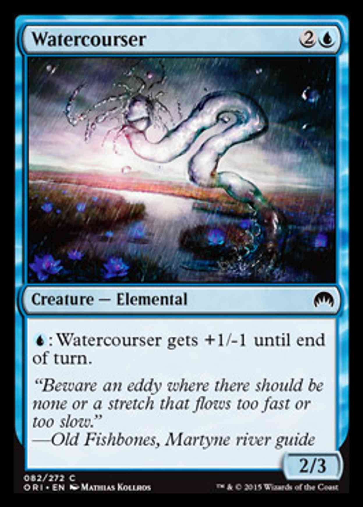 Watercourser magic card front