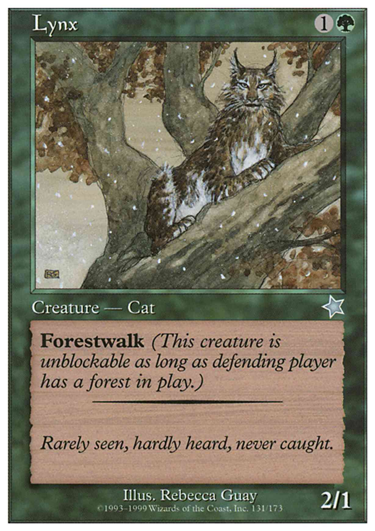 Lynx magic card front