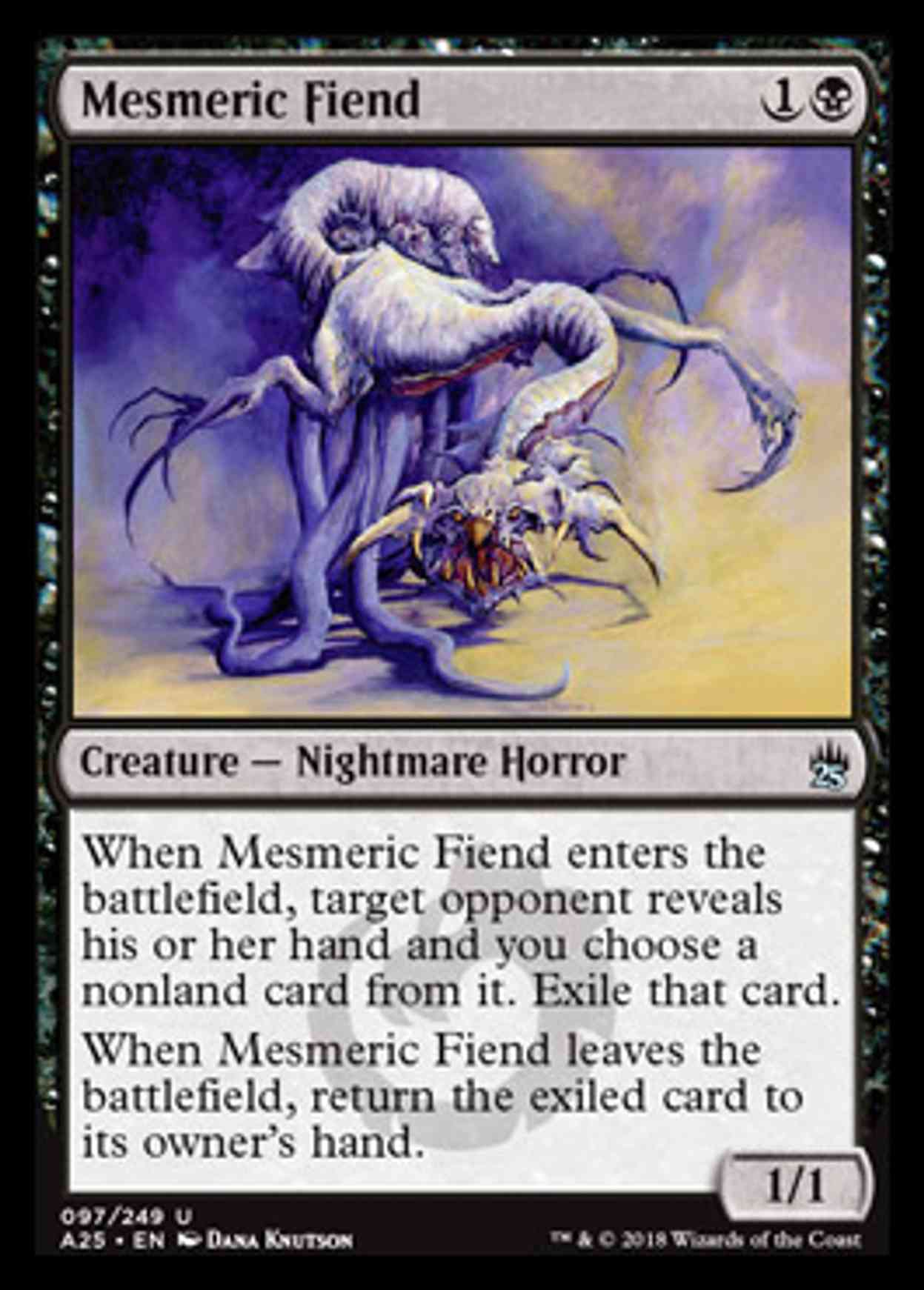Mesmeric Fiend magic card front
