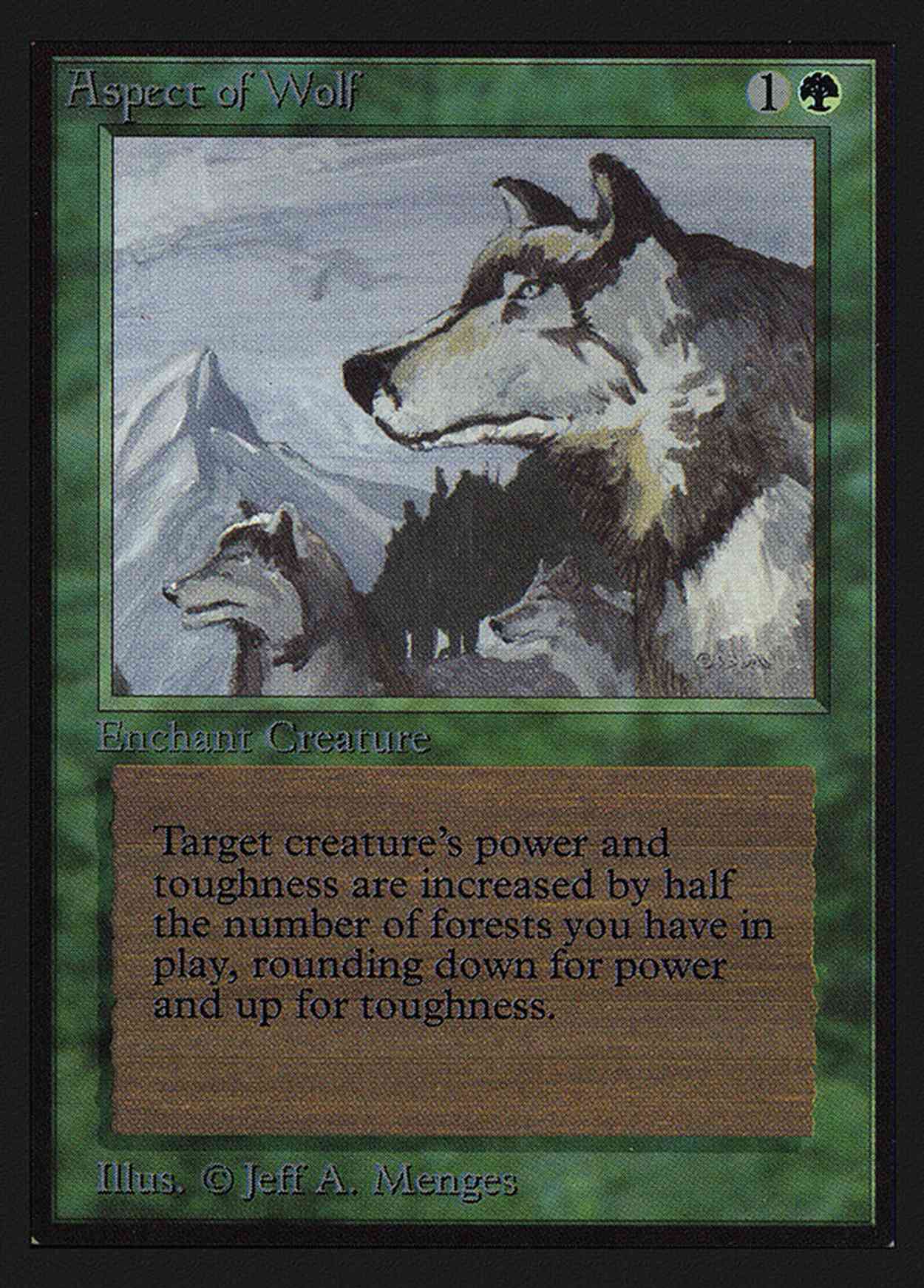 Aspect of Wolf (CE) magic card front