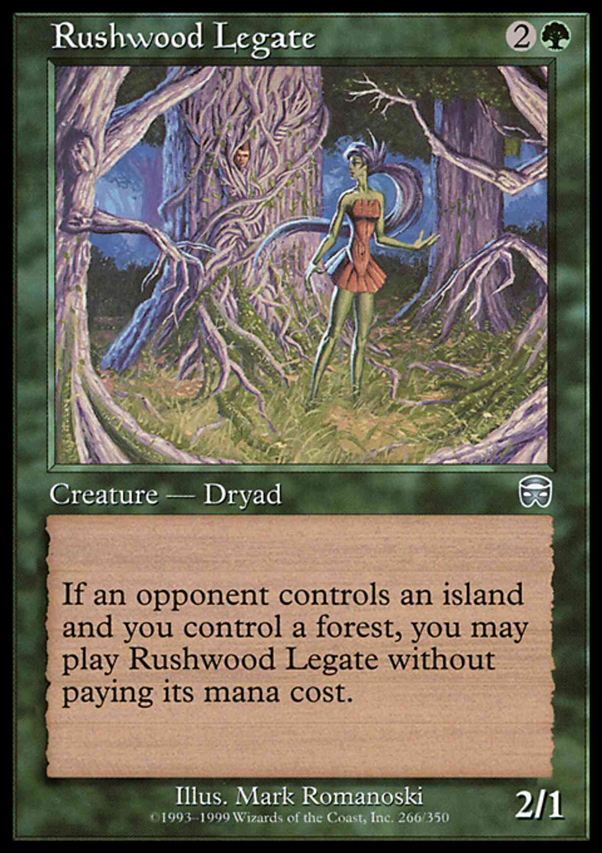 Rushwood Legate magic card front