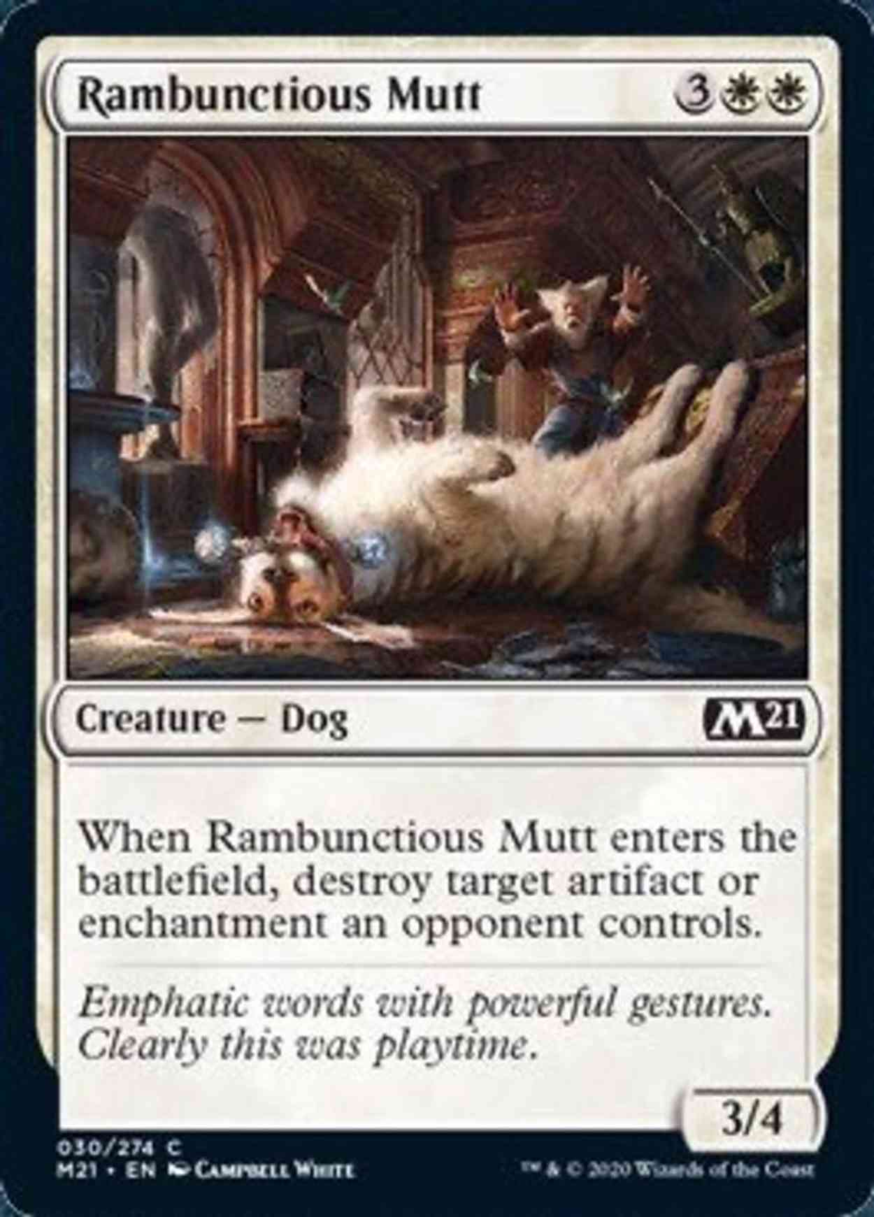 Rambunctious Mutt magic card front