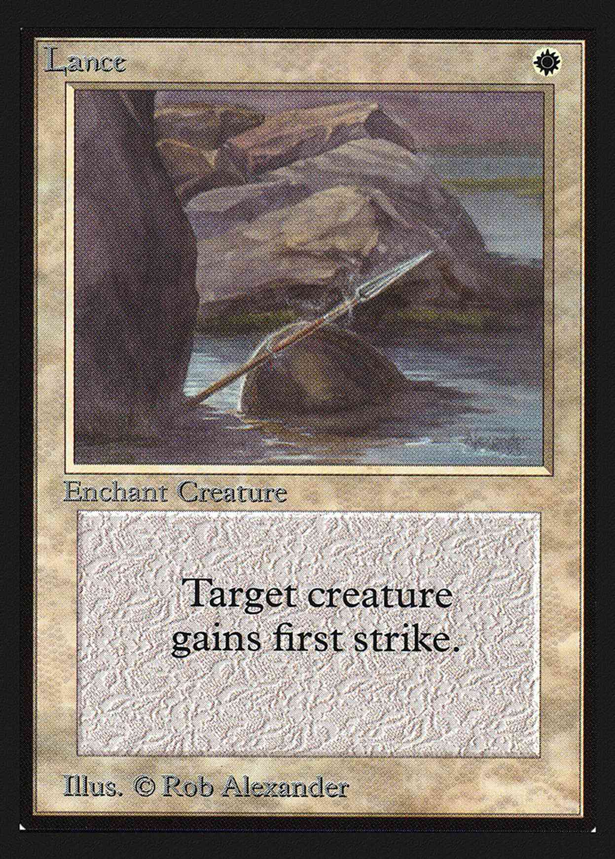 Lance (CE) magic card front