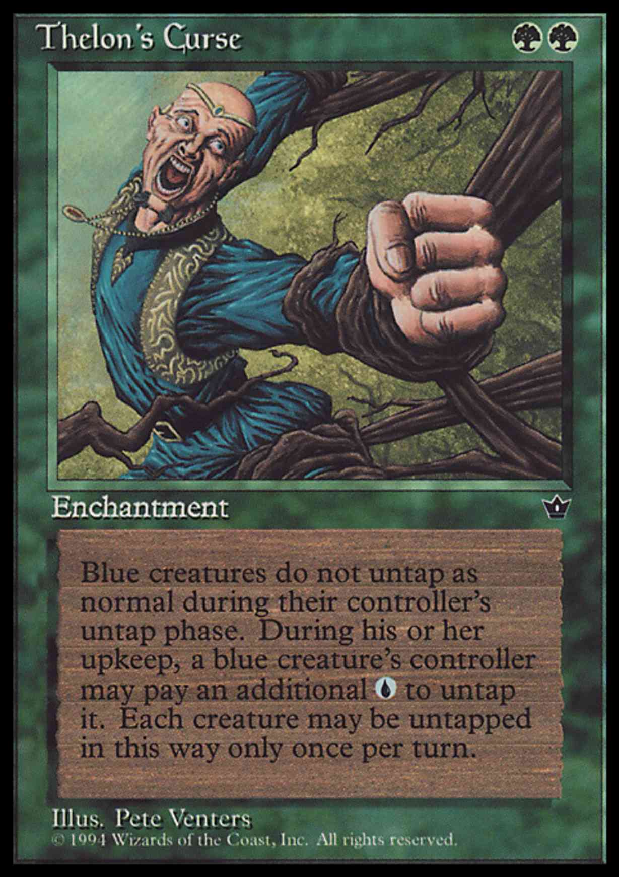 Thelon's Curse magic card front