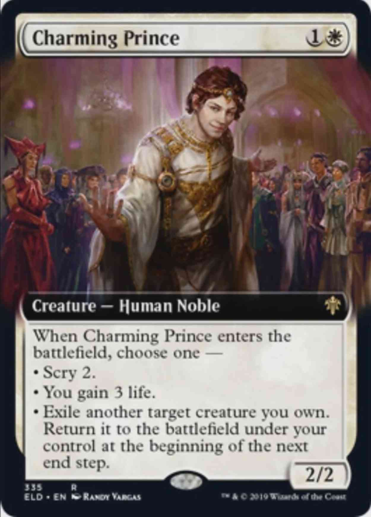 Charming Prince (Extended Art) magic card front
