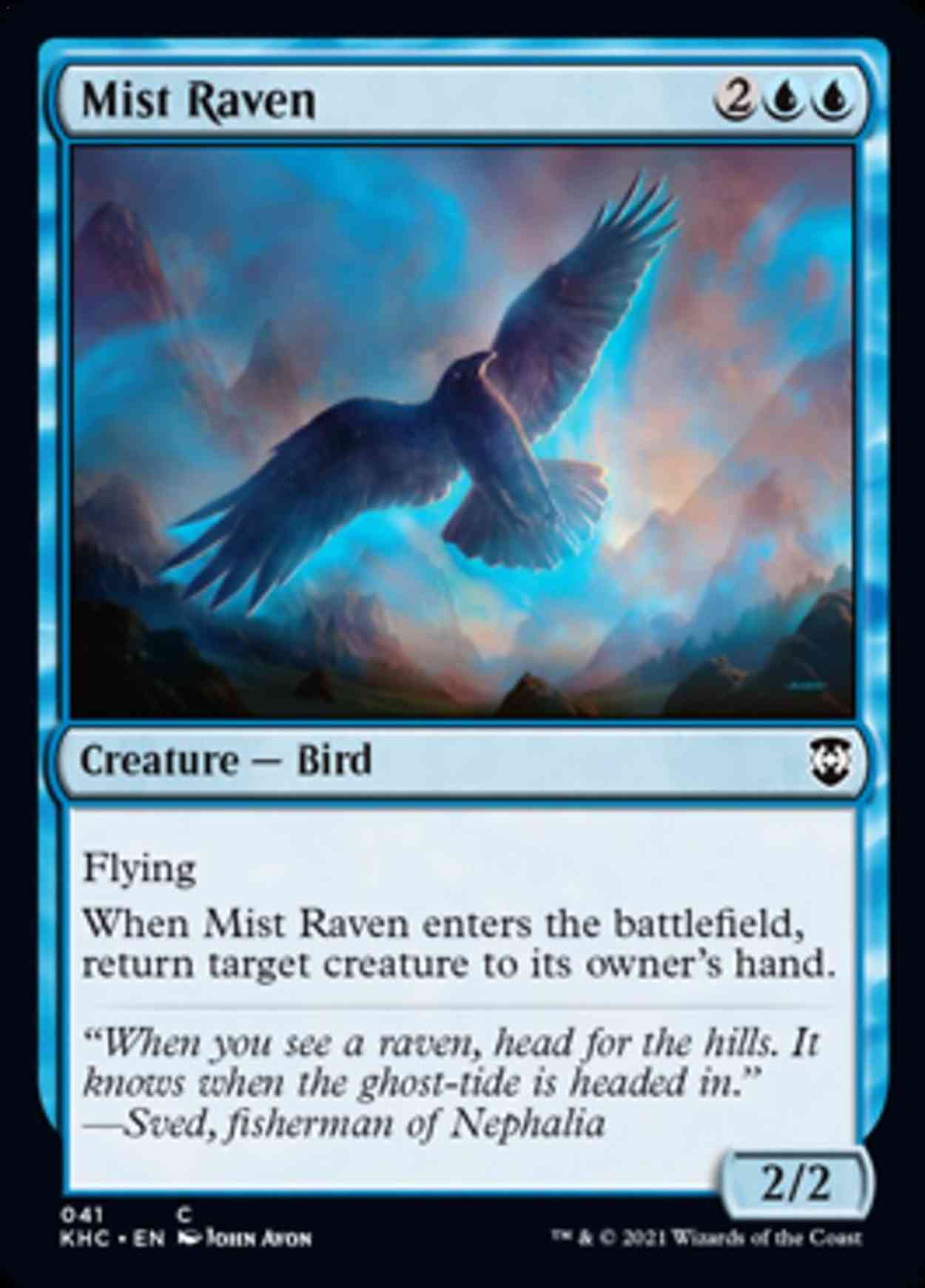 Mist Raven magic card front