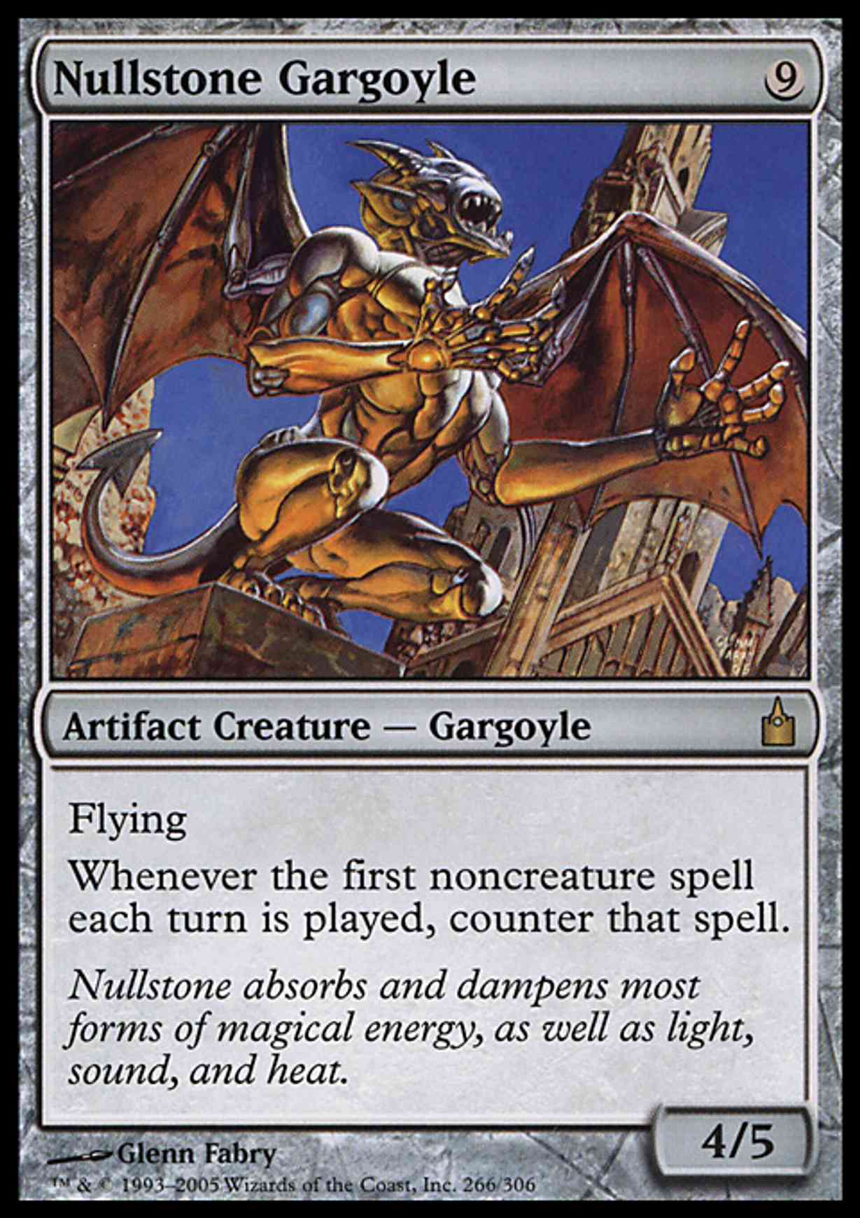 Nullstone Gargoyle magic card front