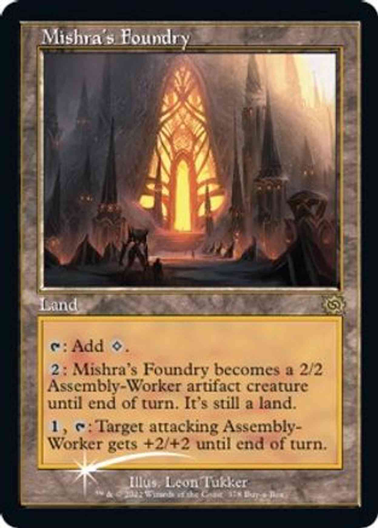 Mishra's Foundry magic card front