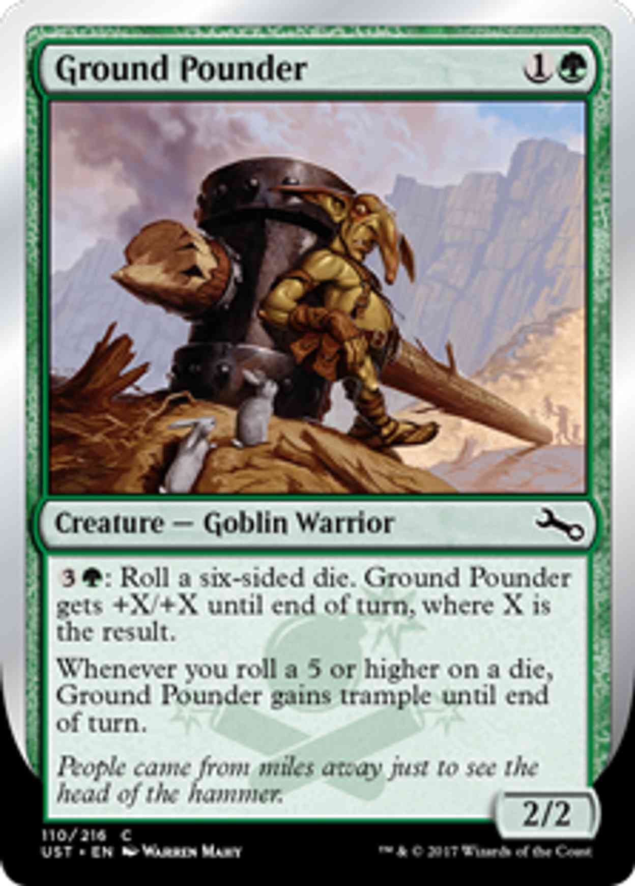 Ground Pounder magic card front