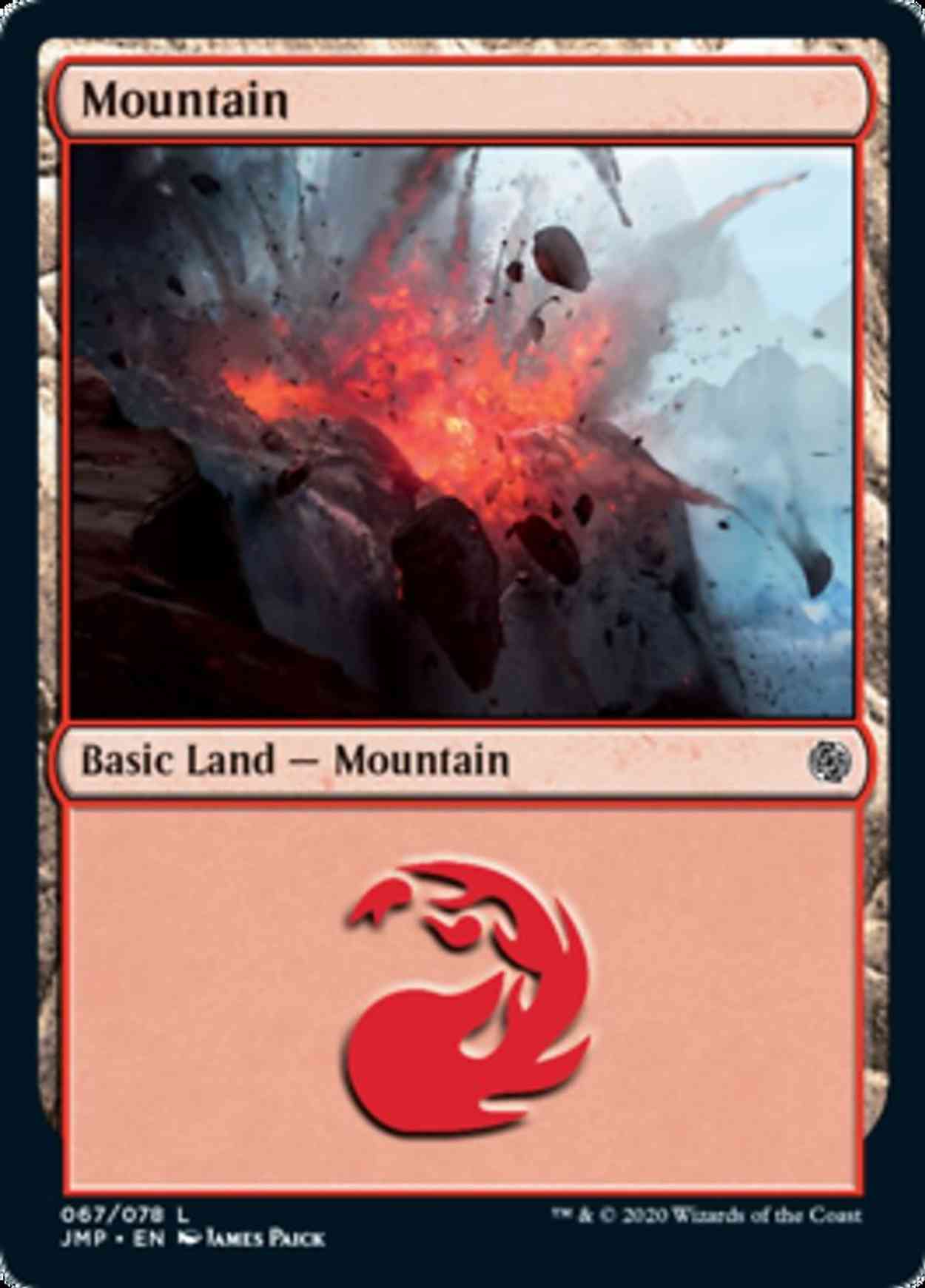 Mountain (67) magic card front