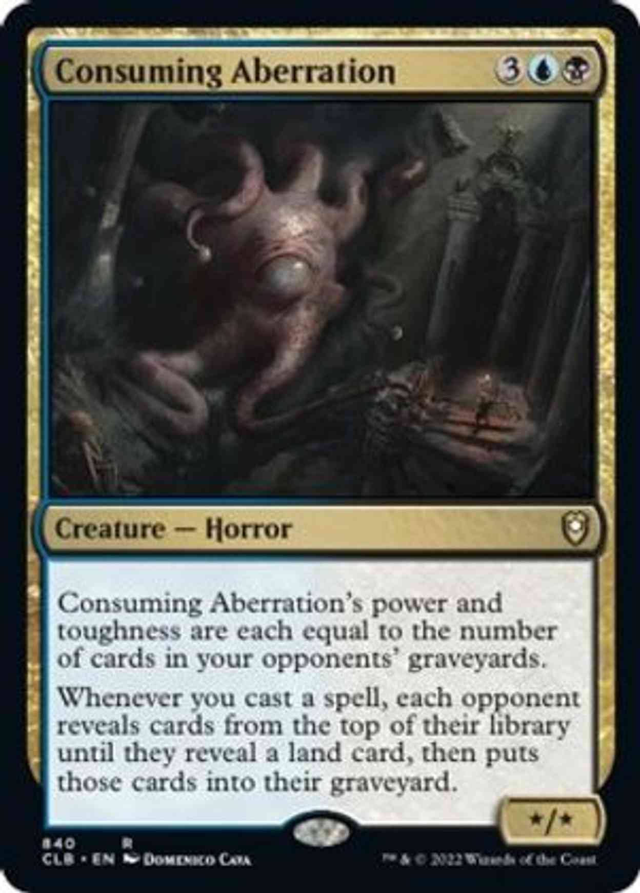 Consuming Aberration magic card front