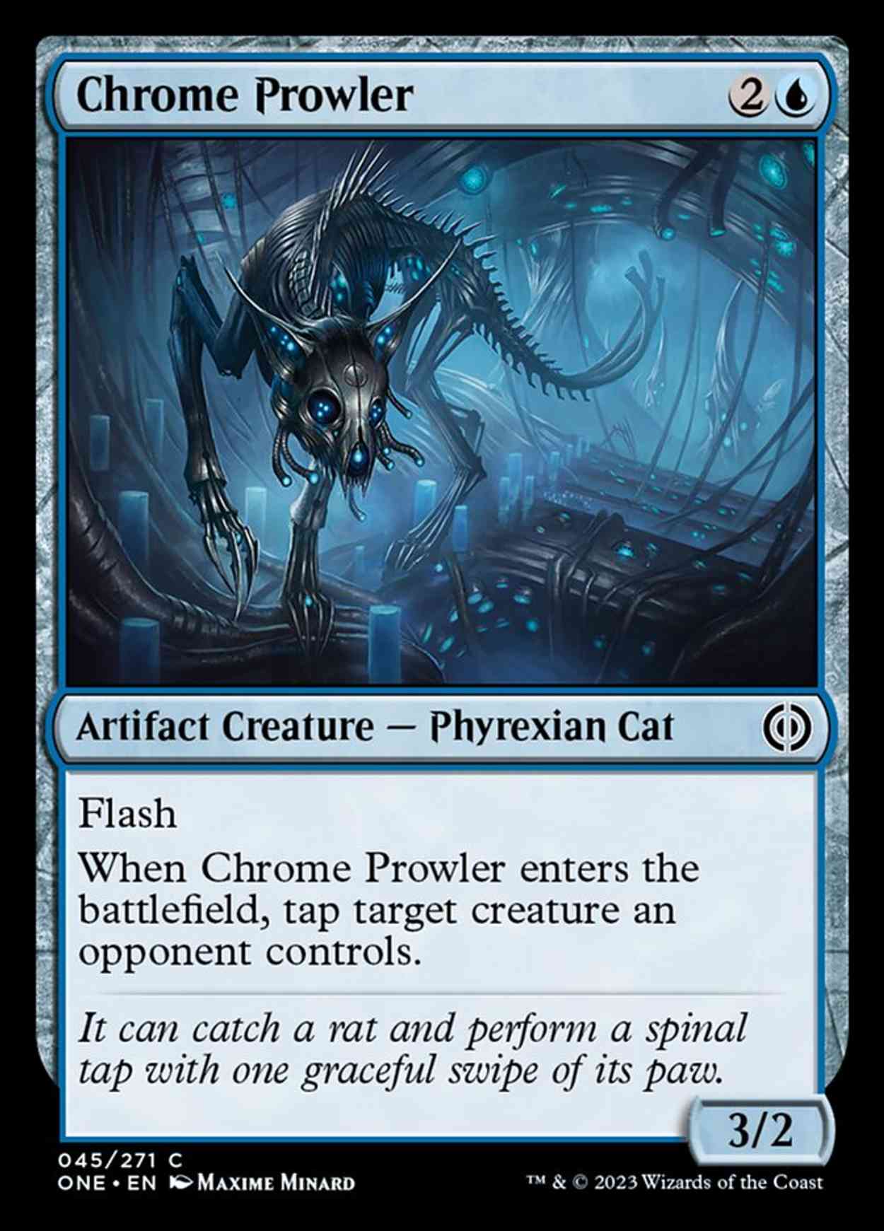 Chrome Prowler magic card front
