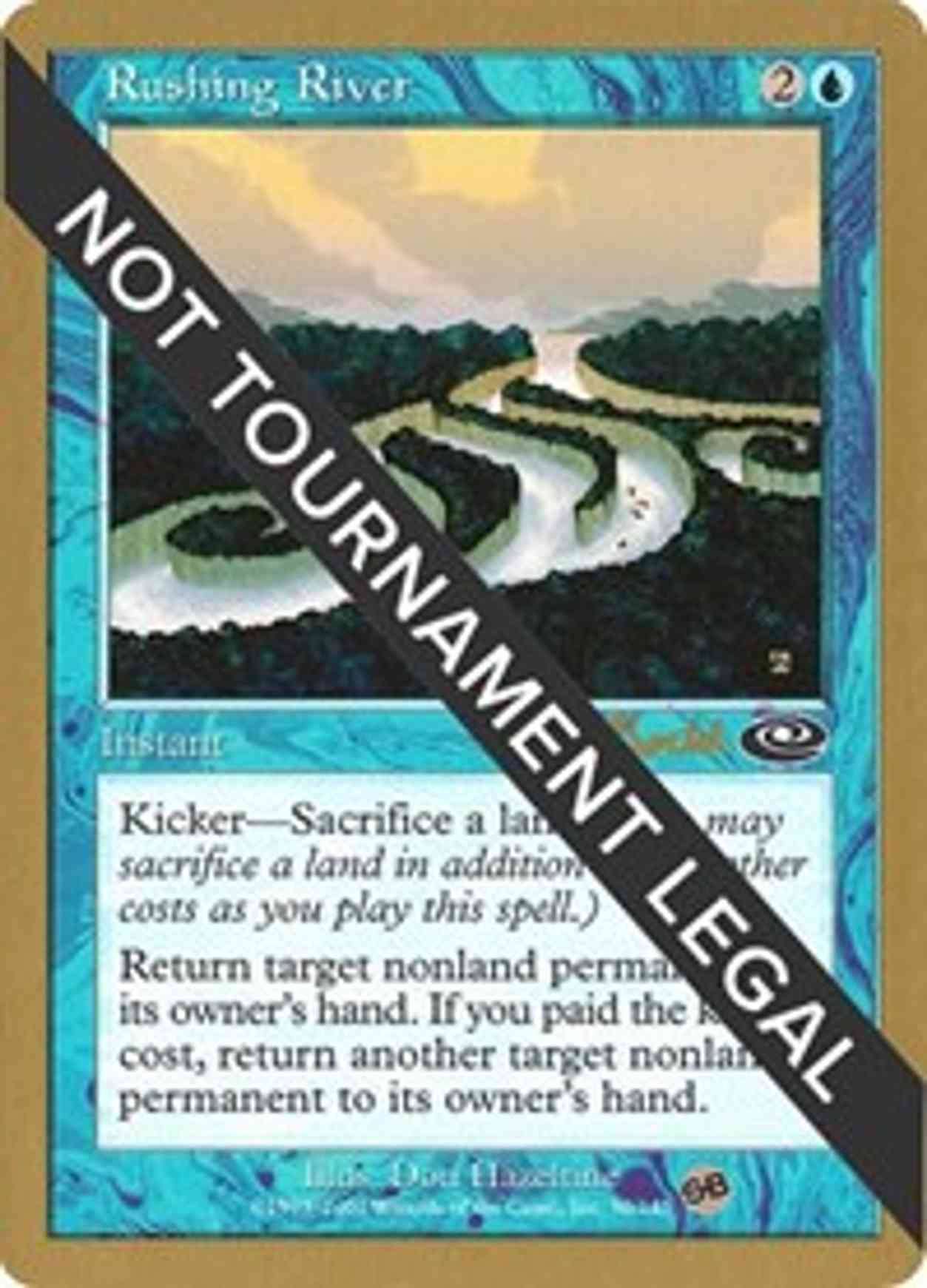Rushing River -  2001 Alex Borteh (PLS) (SB) magic card front