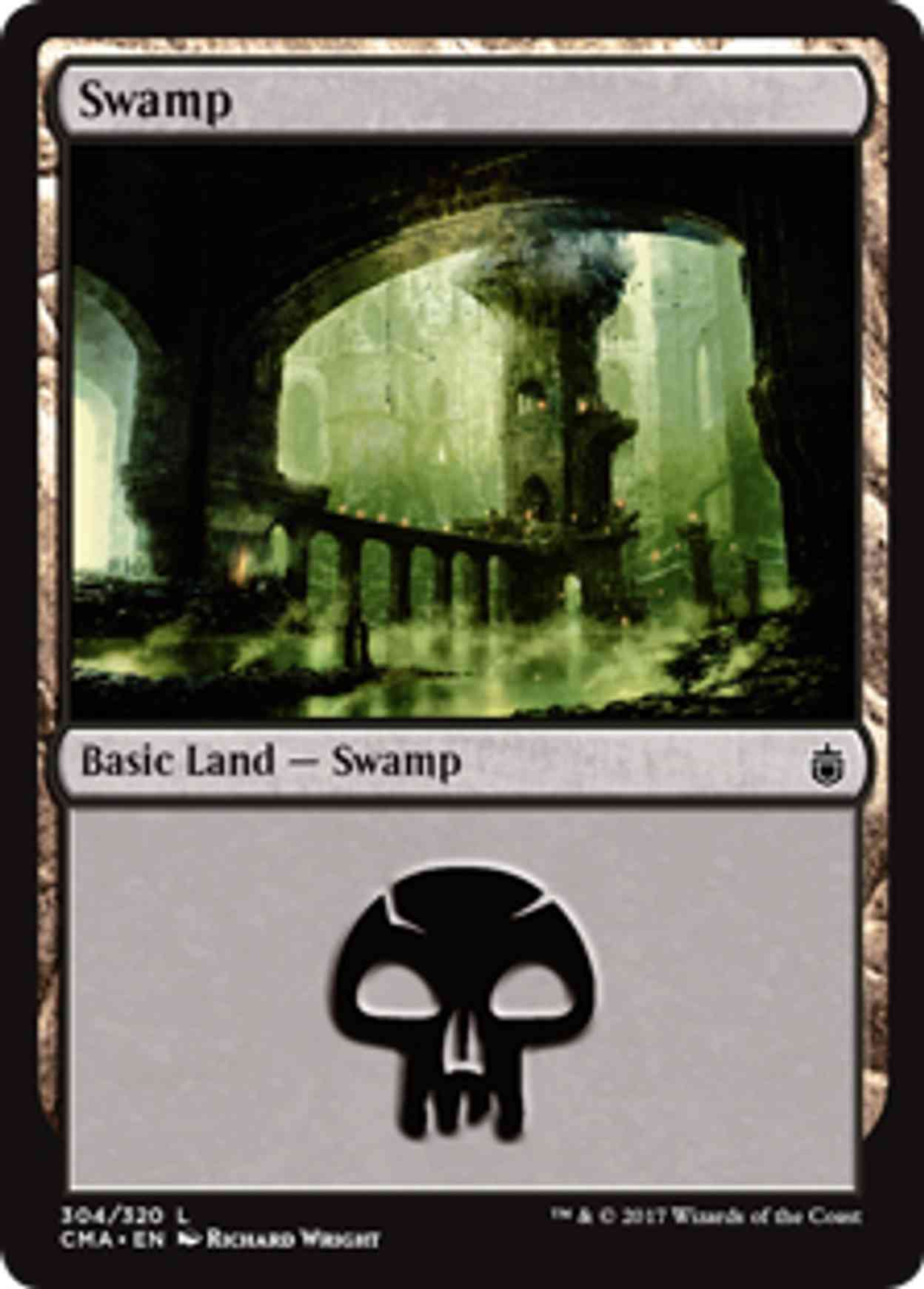 Swamp (304) magic card front