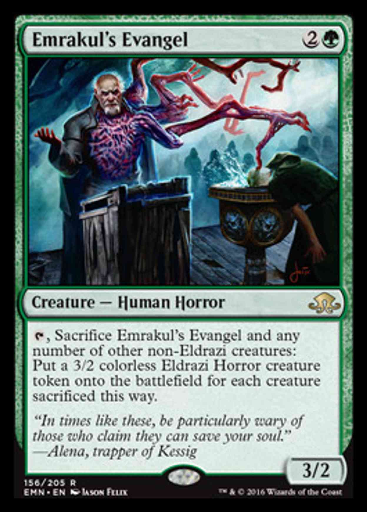 Emrakul's Evangel magic card front