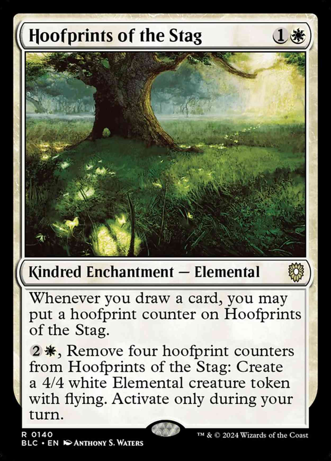 Hoofprints of the Stag magic card front