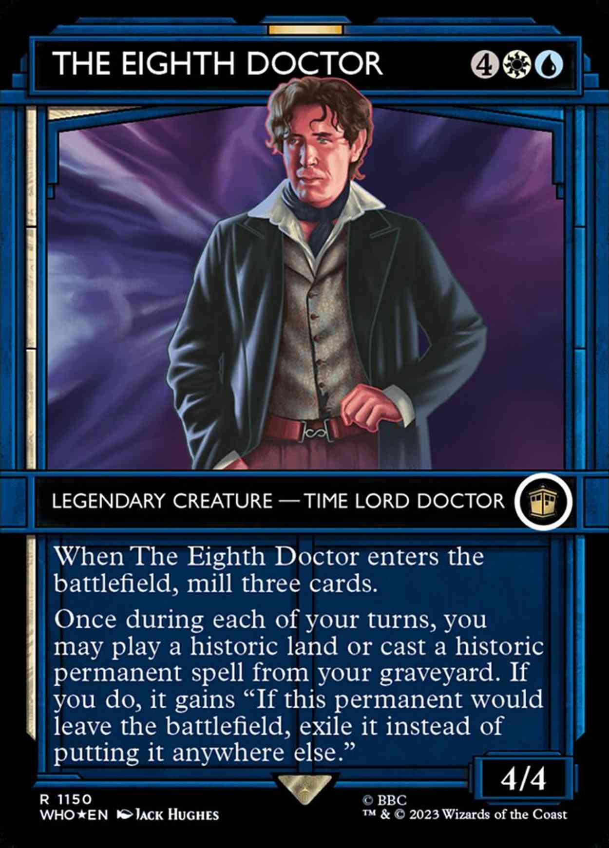 The Eighth Doctor (Showcase) (Surge Foil) magic card front